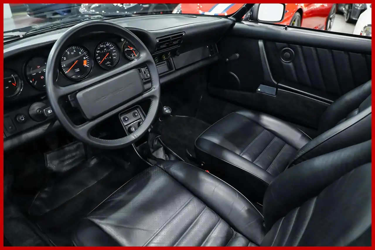 Porsche 911 3.2 Speedster Turbo Look - NERO SETA -, foto 12