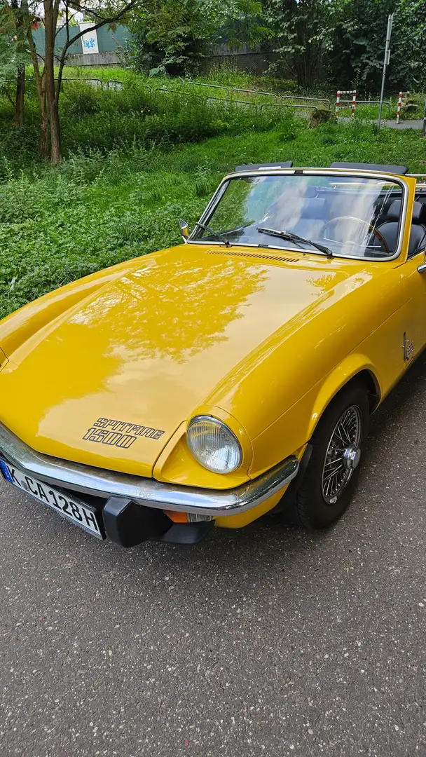 Triumph Spitfire Unverbastelter Roadster Gelb - 2