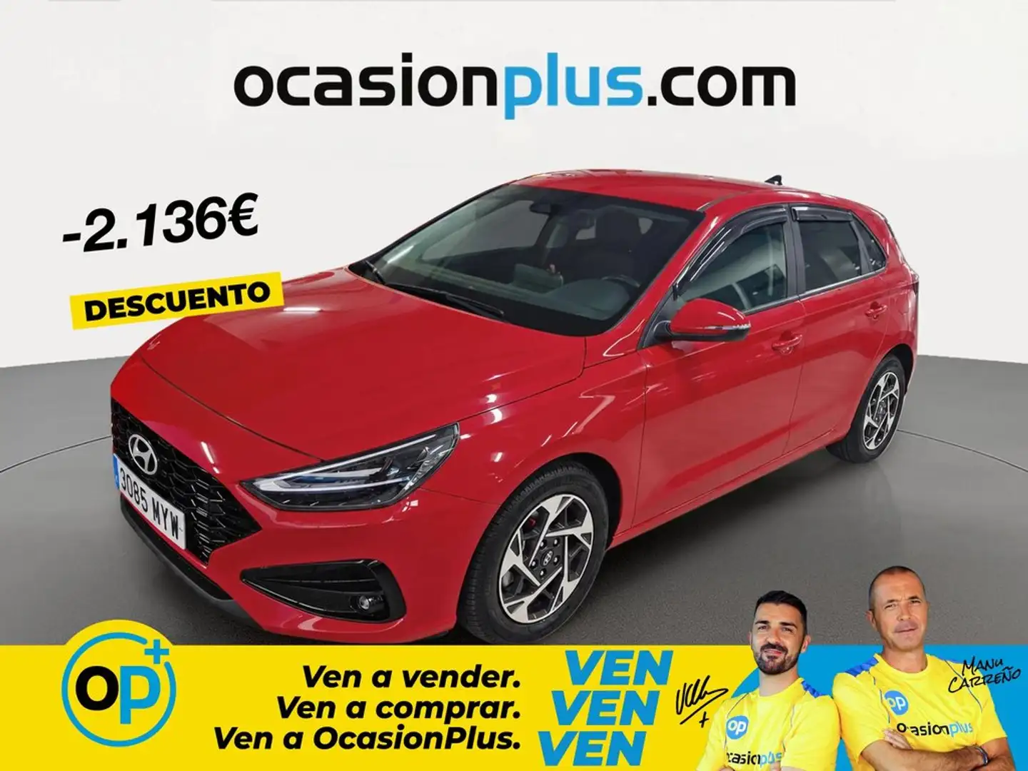 Hyundai i30 1.0 TGDI Klass 48V 100 Rojo - 1
