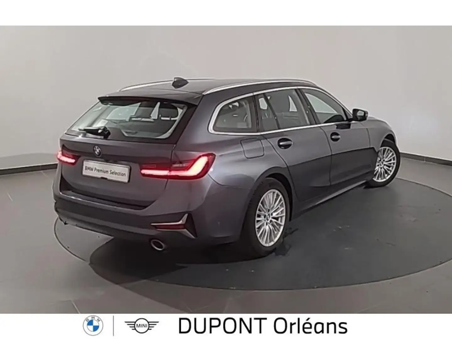 BMW 320 320dA xDrive 190ch Luxury Gris - 2