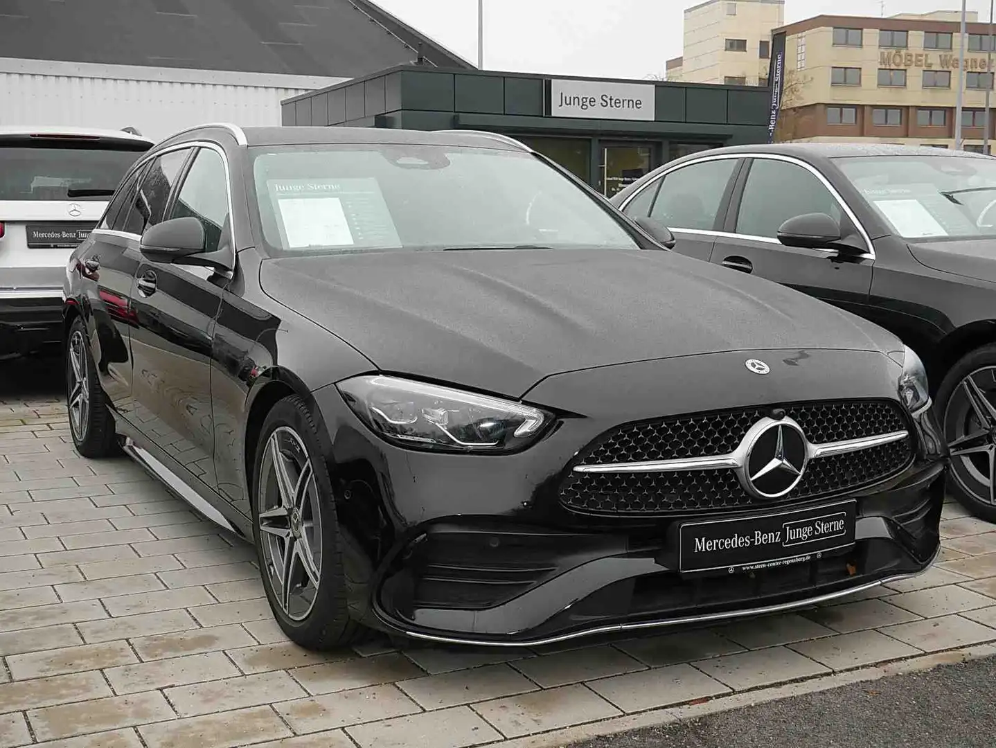 Mercedes-Benz C 220 d T-Modell+AMG+AmbienteLicht+LED+DISTRONIC Noir - 2