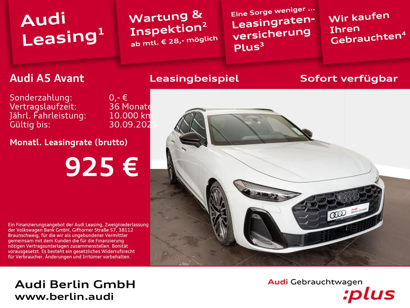 Audi A5 TDI quattro S tronic Weiß - 1