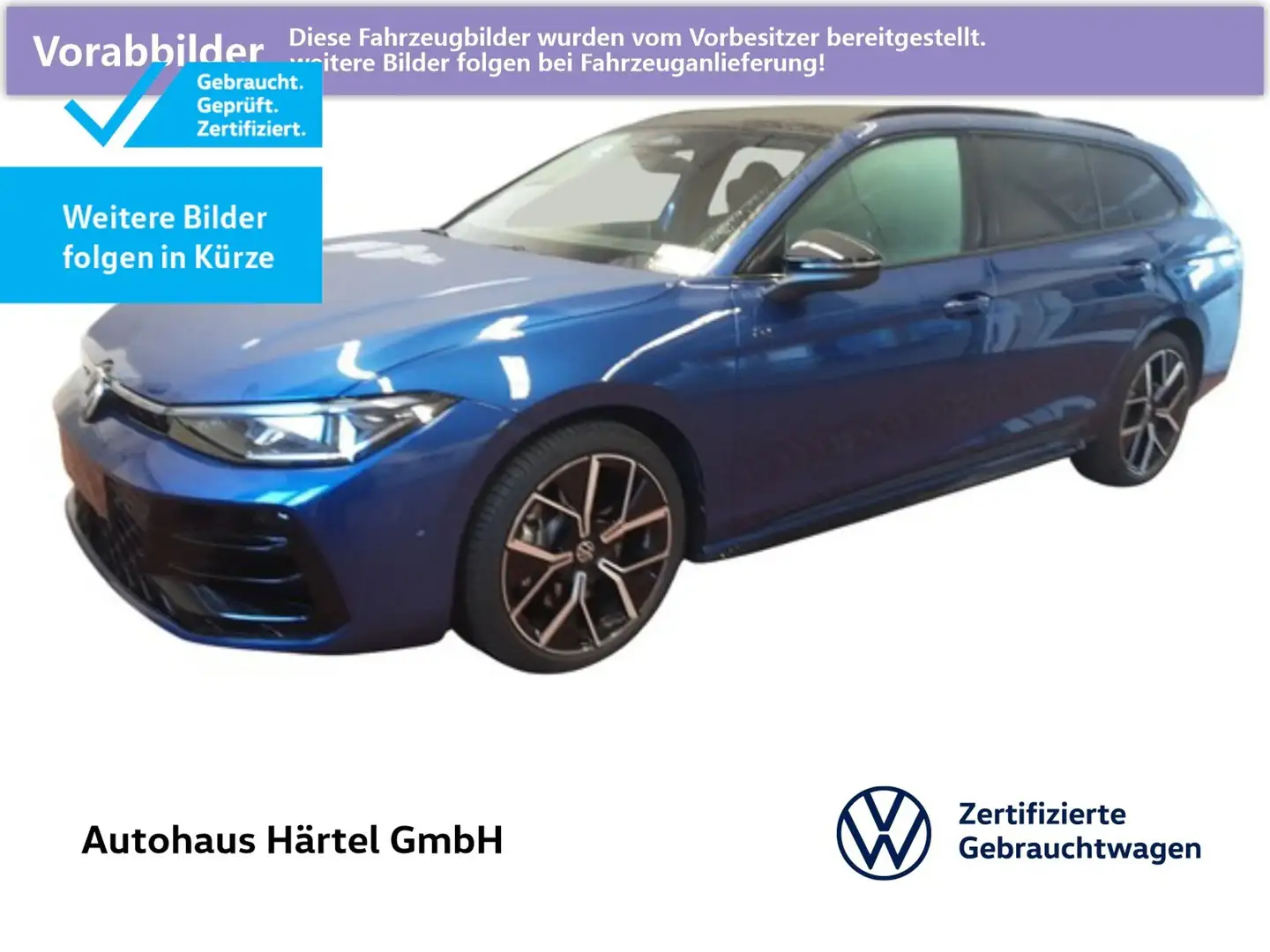 Volkswagen Passat Variant PASSAT R-LINE SIGNATURE 4MOTION 2.0 TSI DSG Navi Bleu - 1