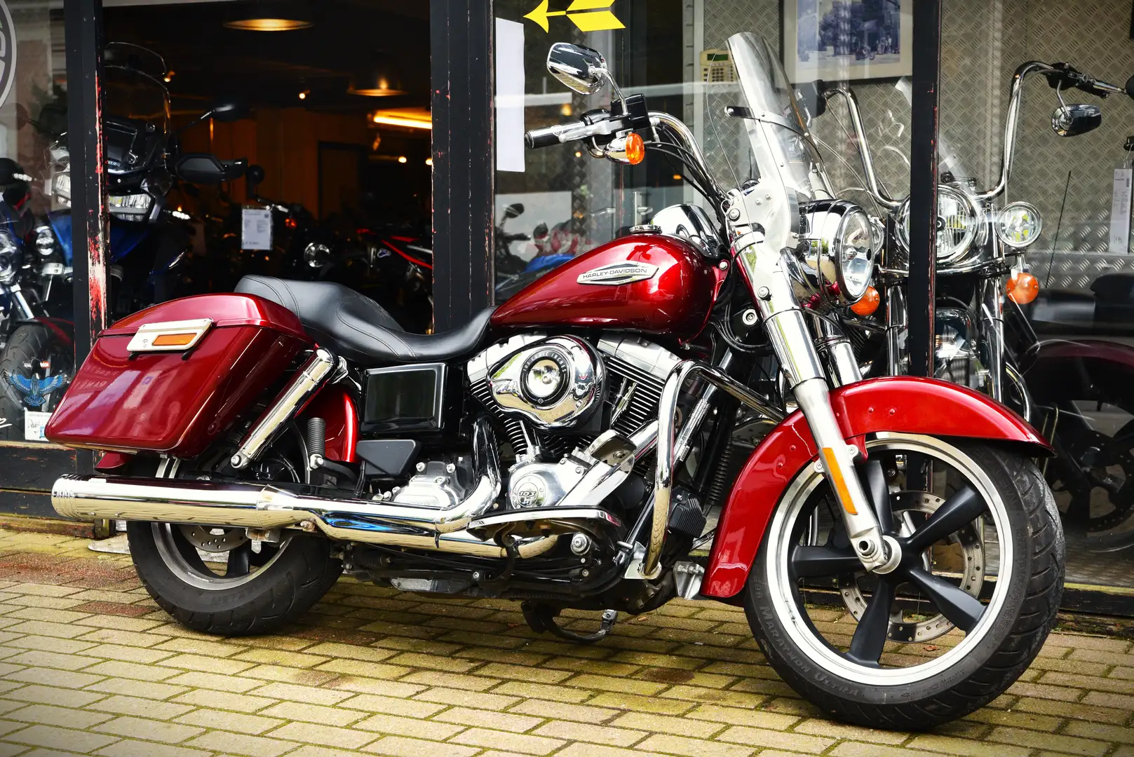 Harley-Davidson Dyna Switchback ***MOTO VERTE*** Piros - 1