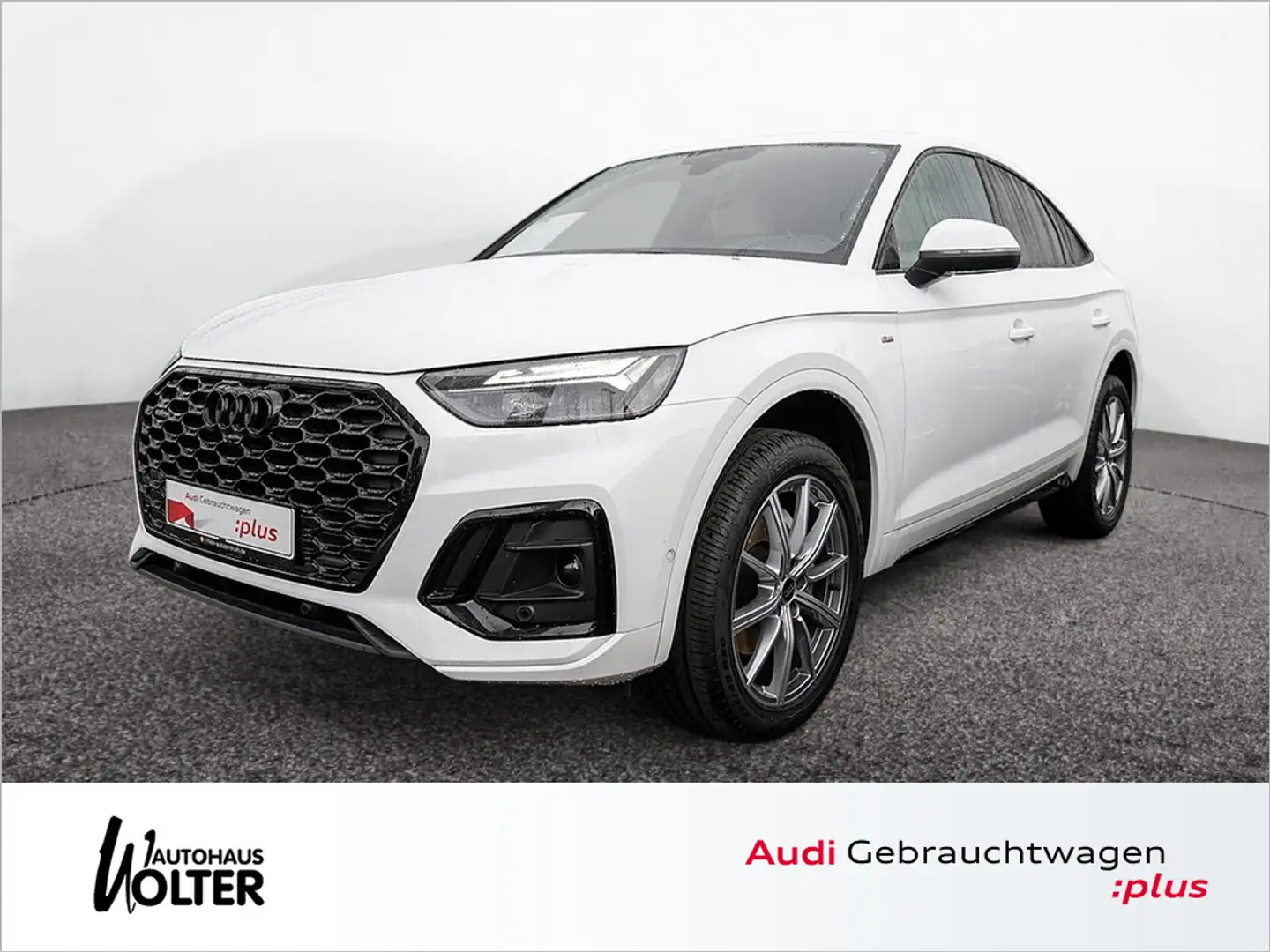 Audi Q5 Sportback 40 TDI quattro S line AHK STHZG Weiß - 1