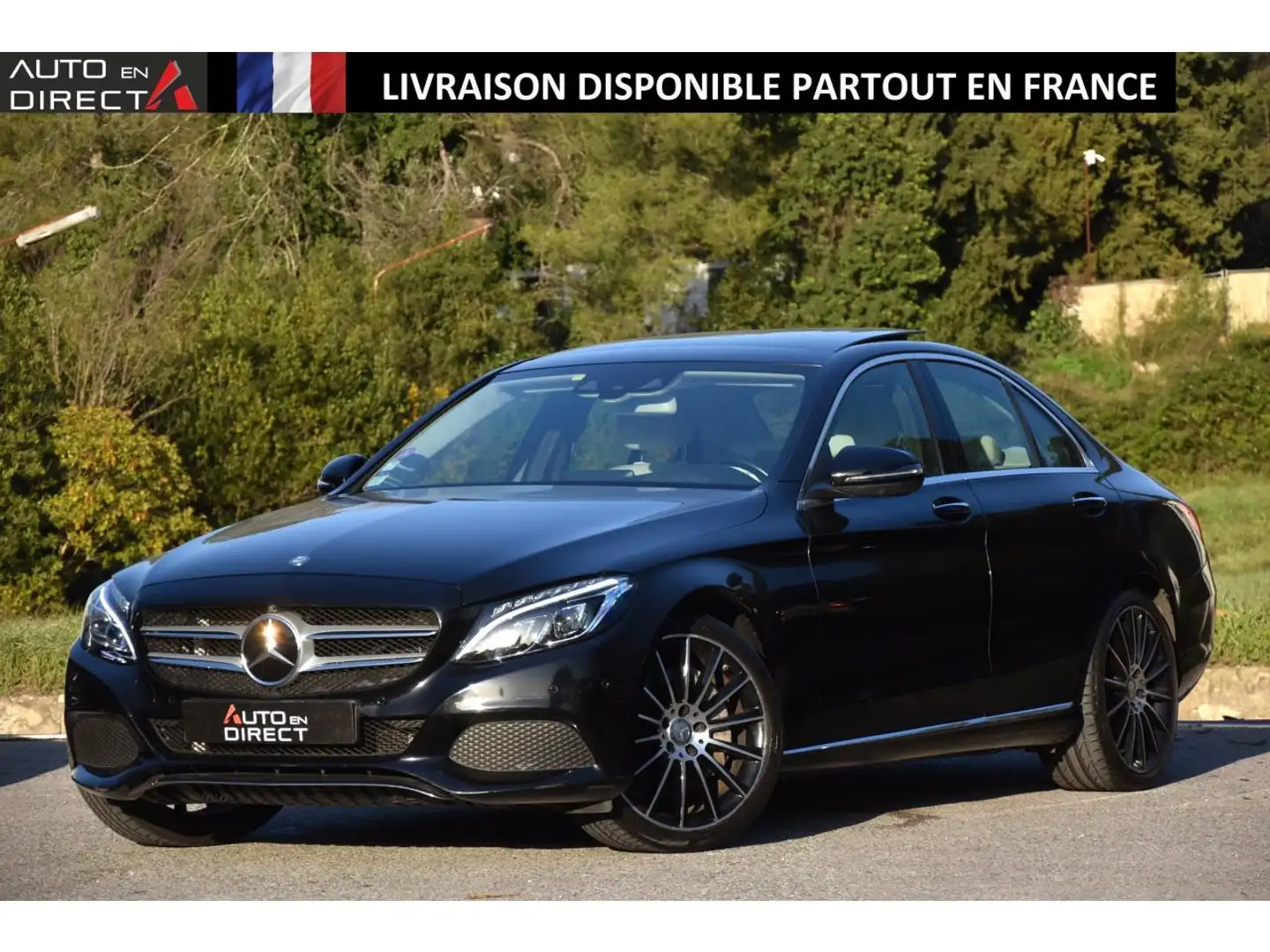 Mercedes-Benz C 350 C 350 e Hybrid - BVA 7G-Tronic Plus  BERLINE - BM  Schwarz - 1