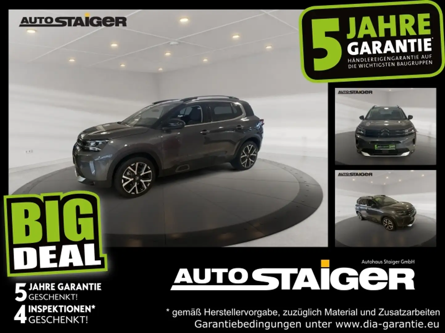 Citroen C5 Aircross Shine Pack AHK, 360 Kamera, LED,... Grau - 1