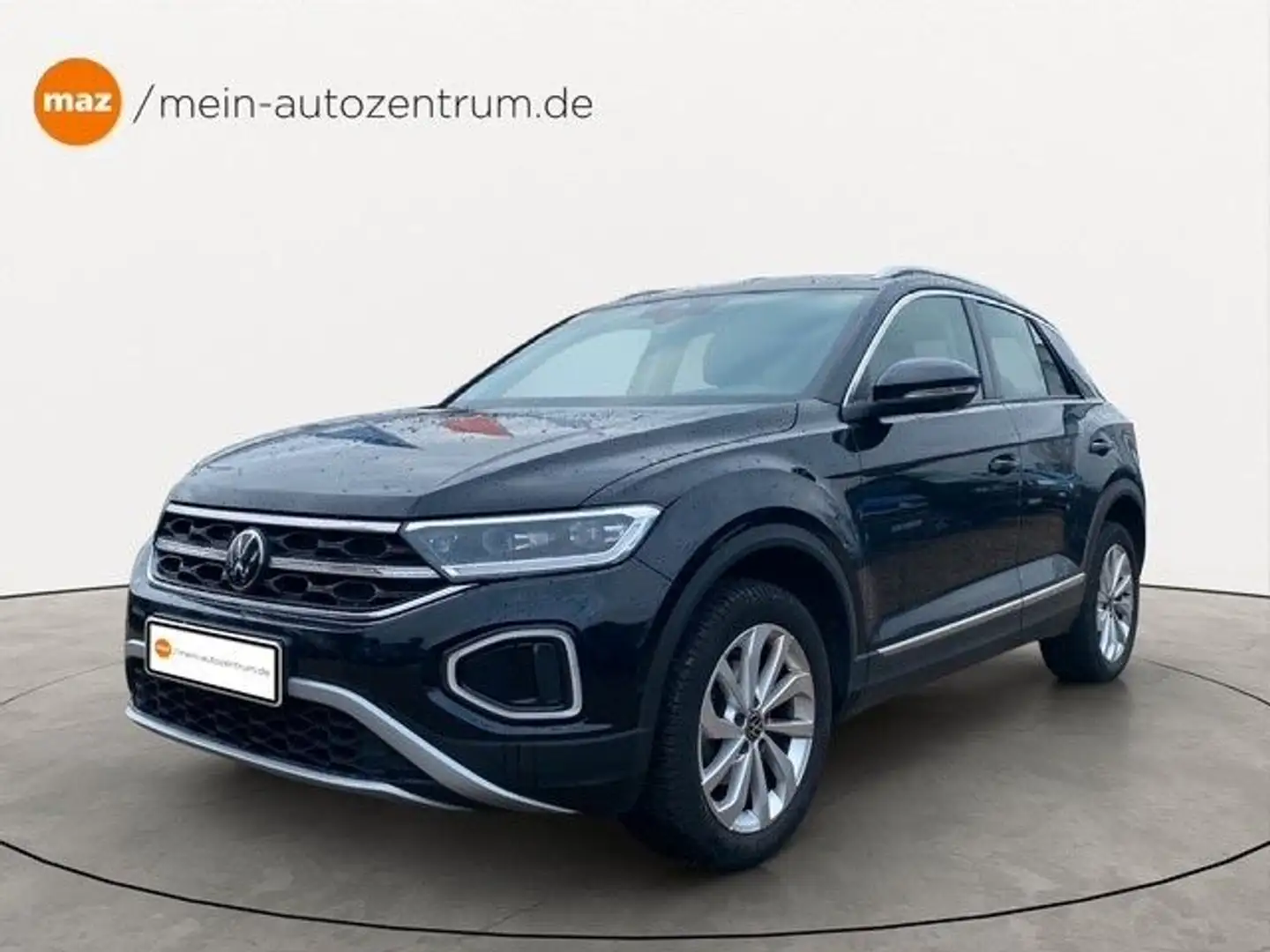 Volkswagen T-Roc 1,0 TSI Style AHK LED KLIMA SHZ PDC BLUETO Schwarz - 1
