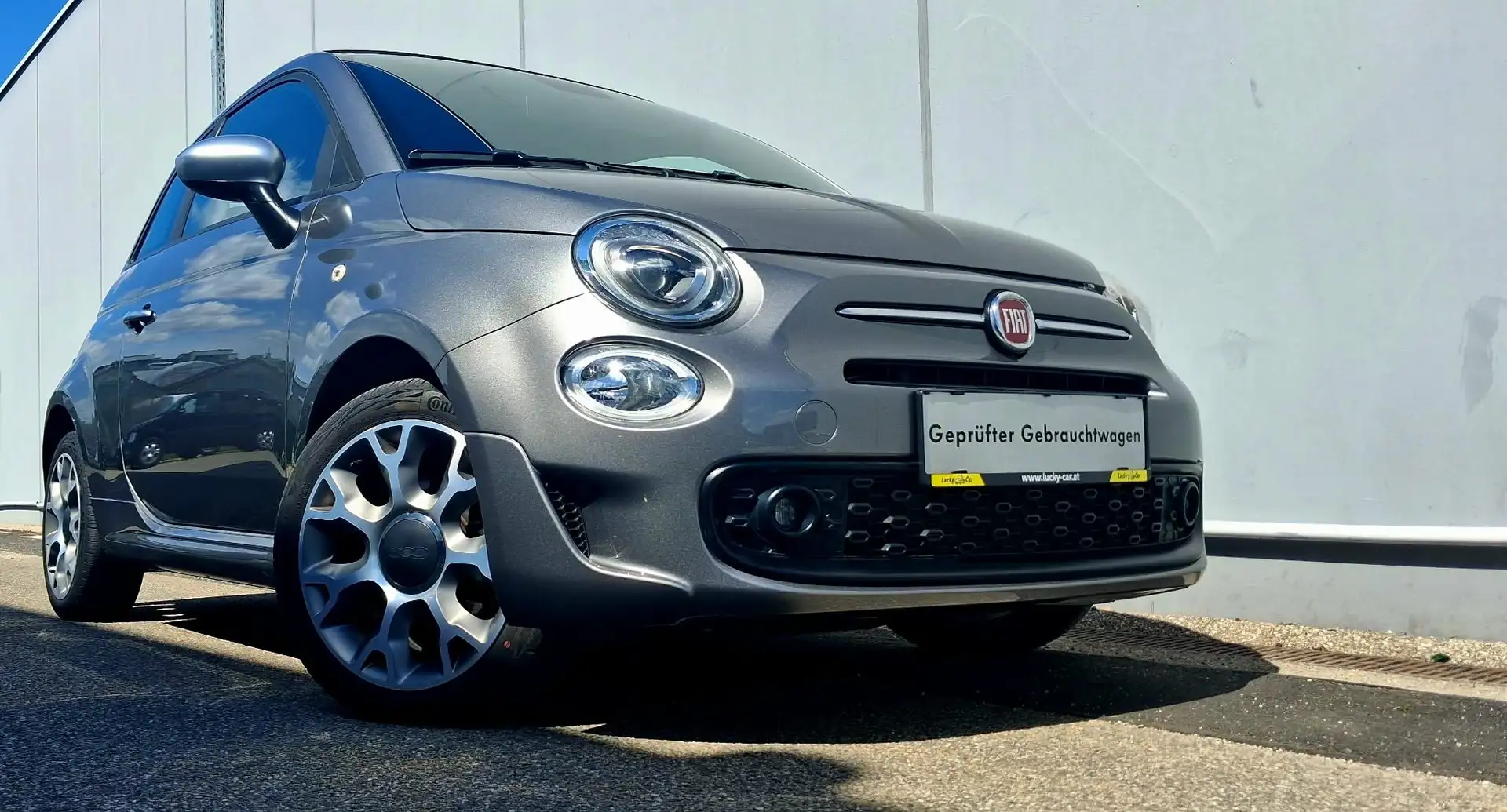 Fiat 500 FireFlyHybrid 70 Rockstar Cabrio Pickerl 6/2026+4 Grau - 2