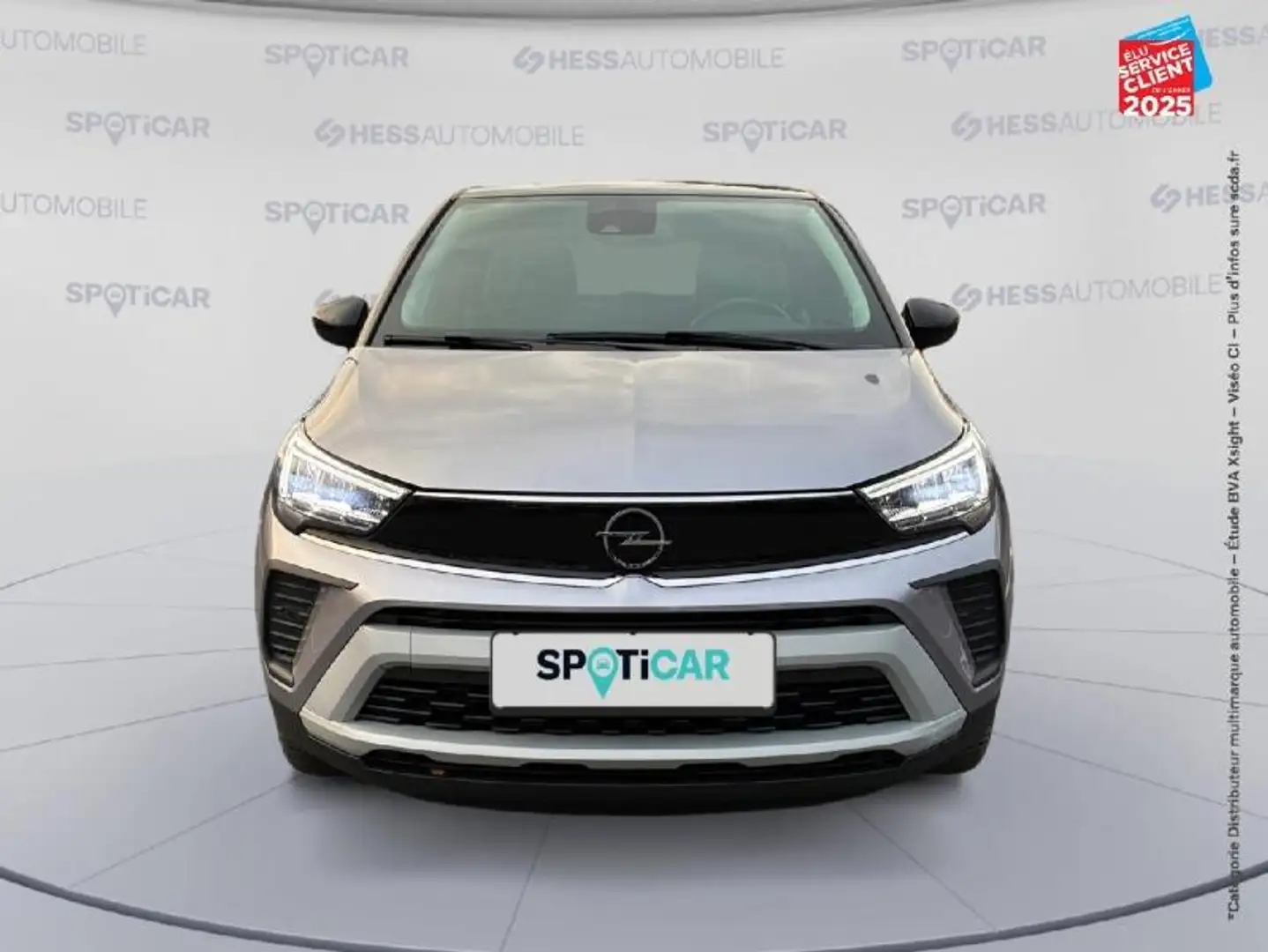 Opel Crossland 1.2 Turbo 110ch Elegance Camera Gris - 2