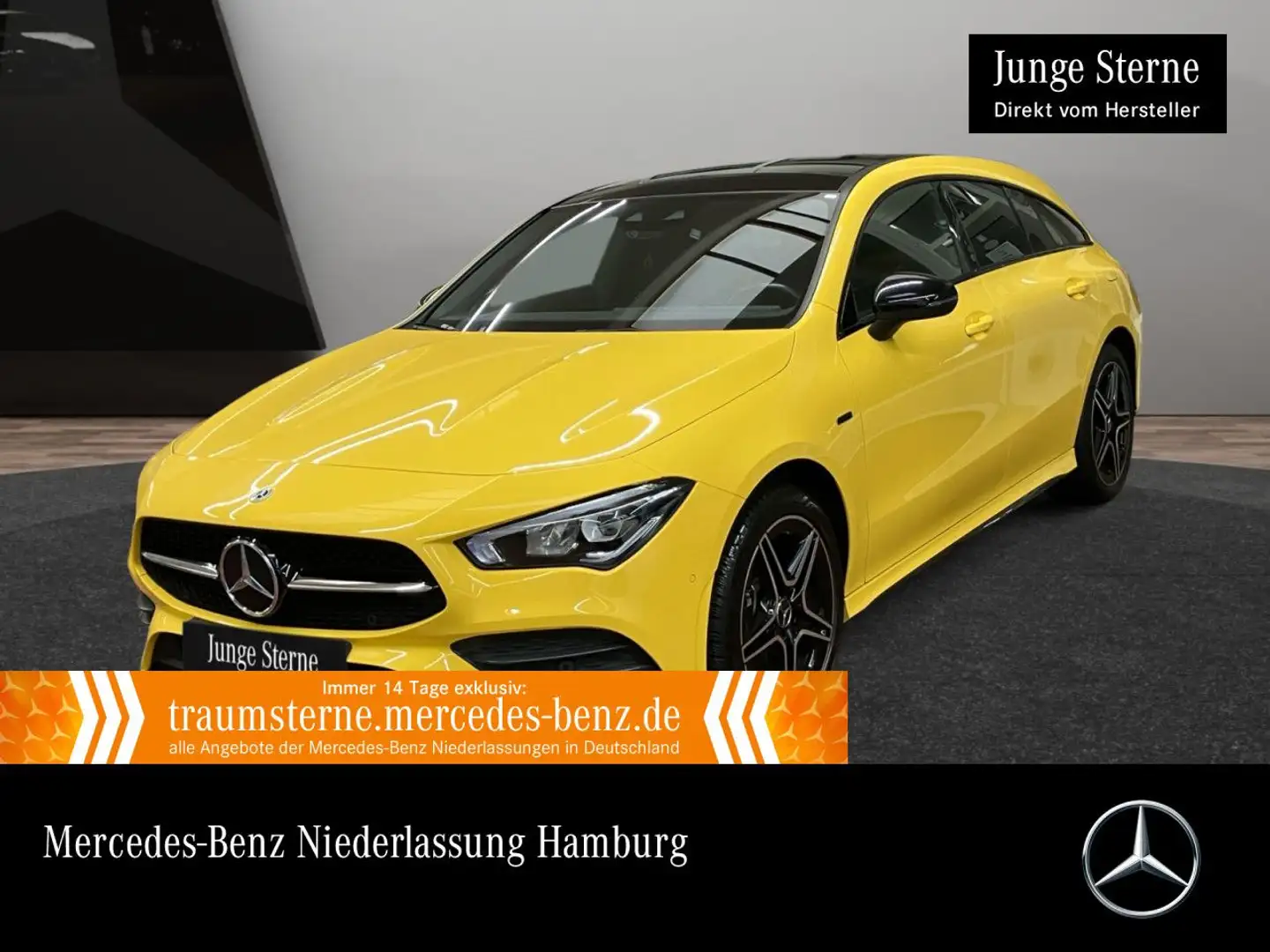 Mercedes-Benz CLA 250 e EDITION 2020+AMG+NIGHT+PANO+AHK+LED+8G Giallo - 1