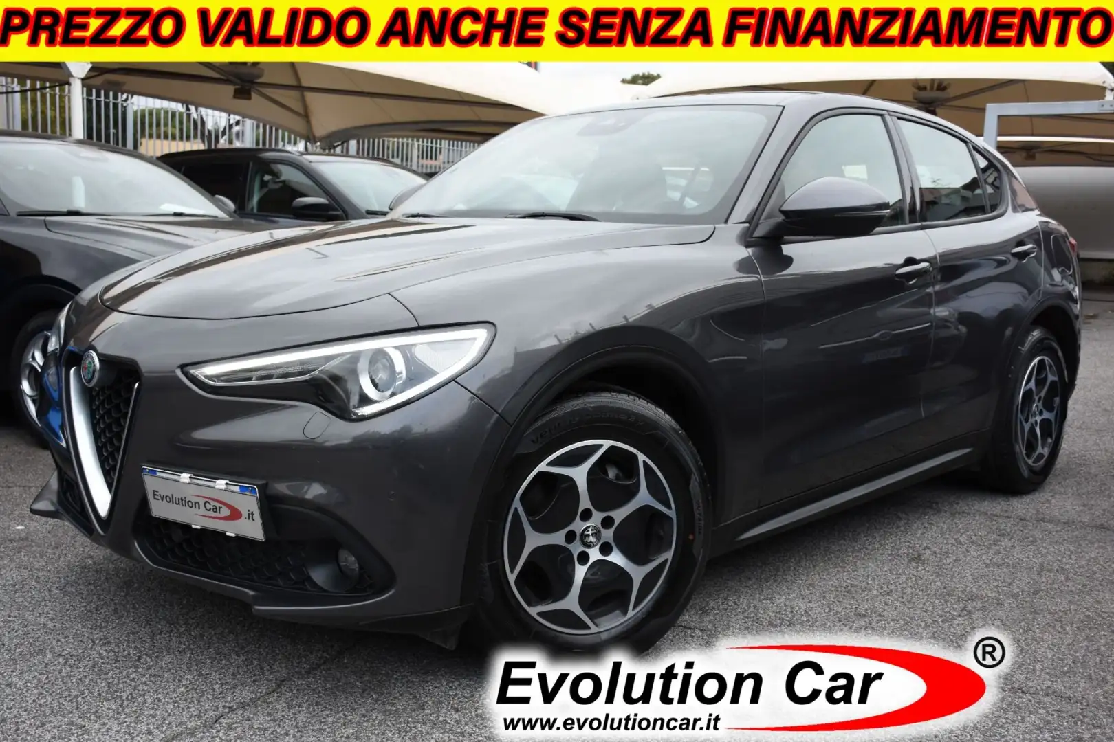 Alfa Romeo Stelvio 2.2 Turbodiesel 160 CV AT8 RWD Super Business Grigio - 1