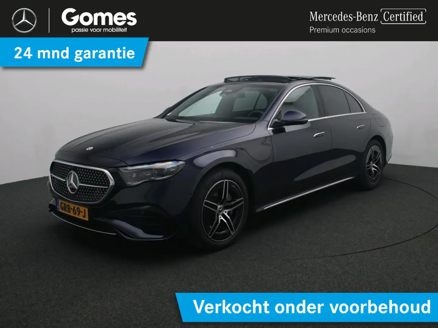 Mercedes-Benz E 300 e AMG | Hyperscreen | Panoramadak Blauw - 1