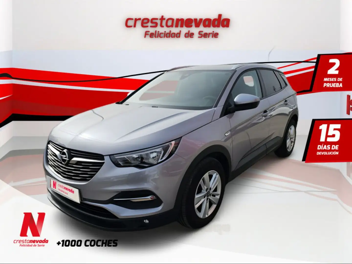 Opel Grandland X 1.2 Turbo Excellence Grey - 1