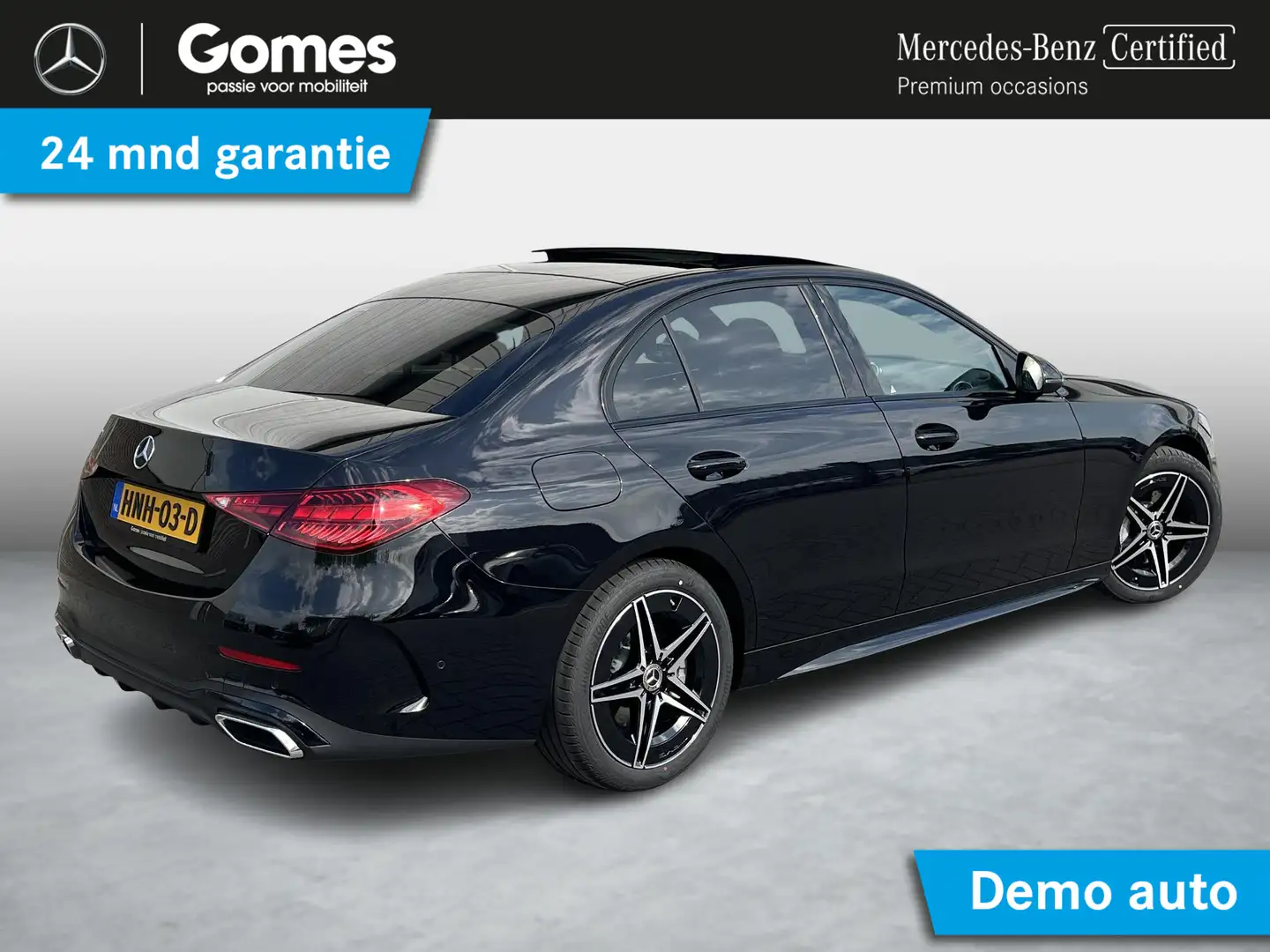Mercedes-Benz C 180 Star Edition AMG | Night Pakket | Panoramadak | Si Schwarz - 2