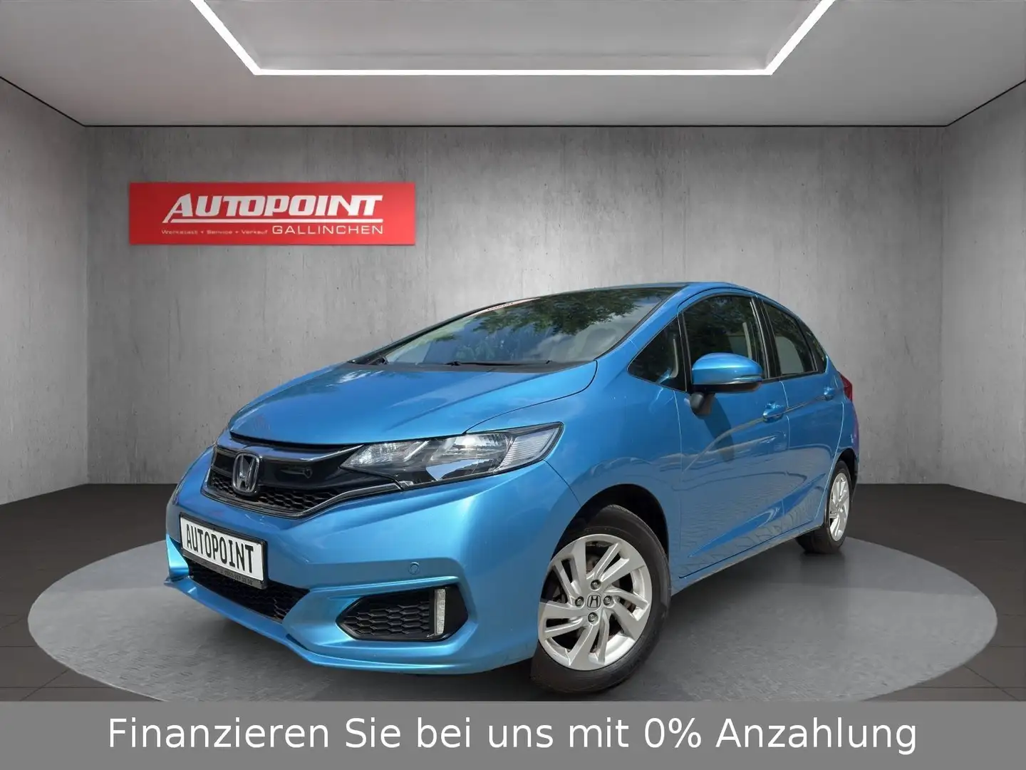 Honda Jazz nur 49tsd km Garagenwagen mit Sitzheizung Blau - 1