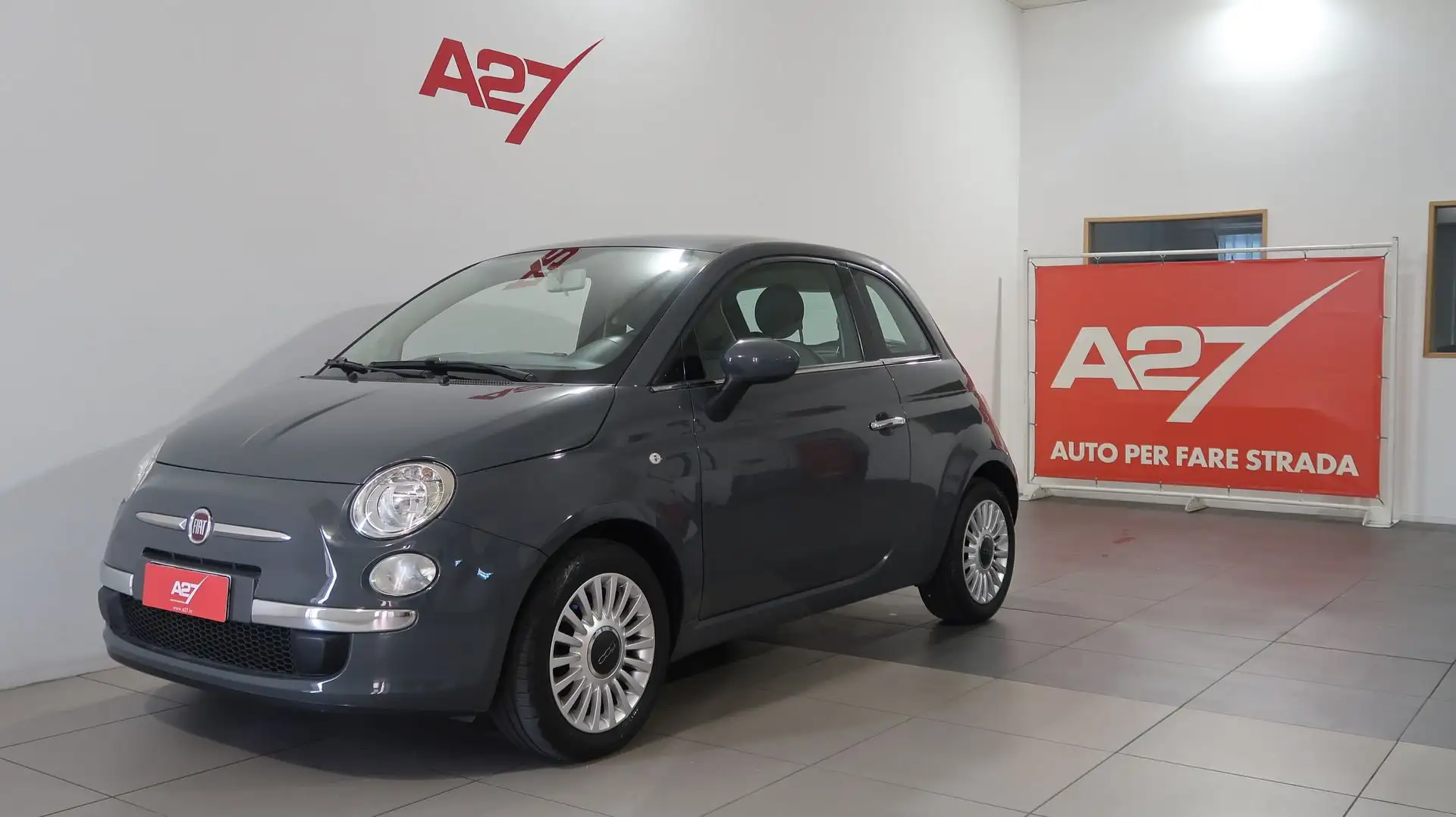 Fiat 500 500 1.2 Lounge Grigio - 1