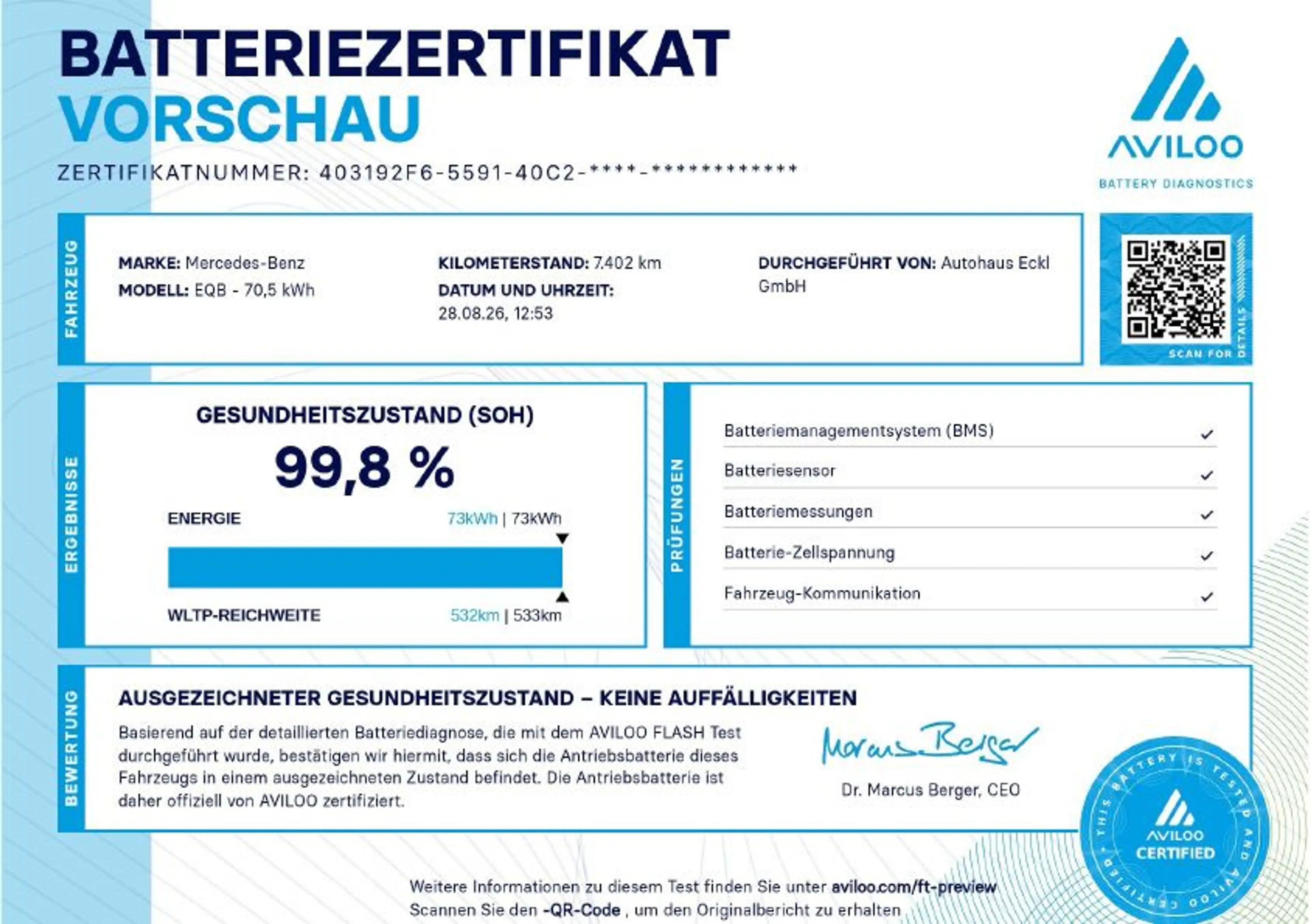 Mercedes-Benz EQB 300 4MATIC AUT HUD KlimaA LM PDC SoundSys — photo 28