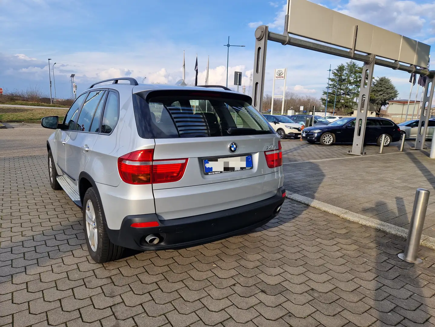BMW X5 X5 xdrive35d (3.0sd) Futura auto Argento - 2