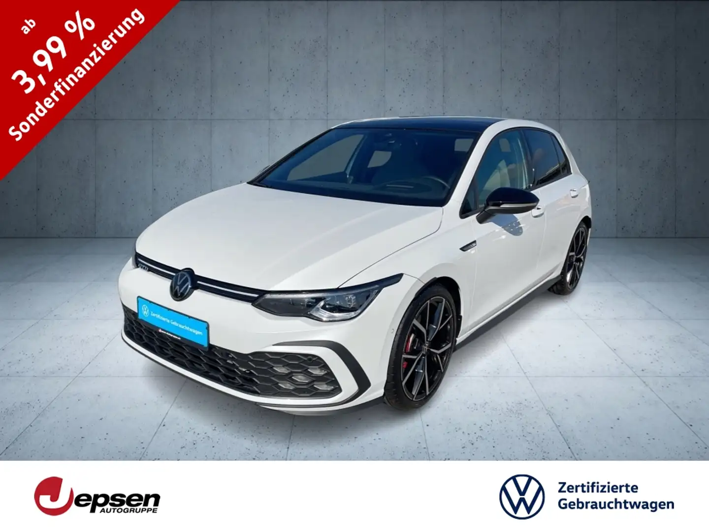 Volkswagen Golf GTD 2.0 TDI DSG Pano+Stdhz+HarmanKardon Weiß - 1