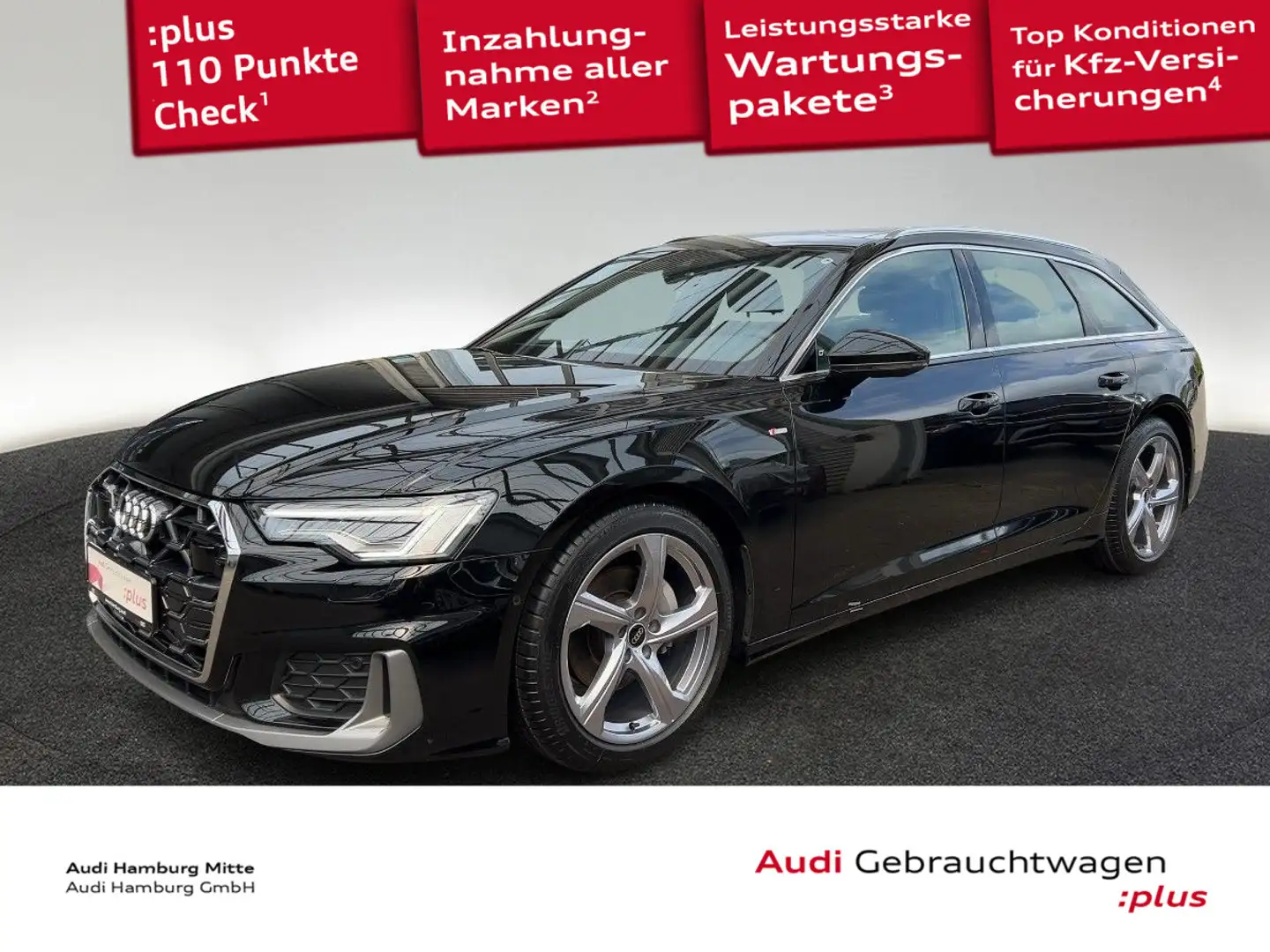 Audi A6 40 TDI S line quattro S tronic Pano Mat Schwarz - 1