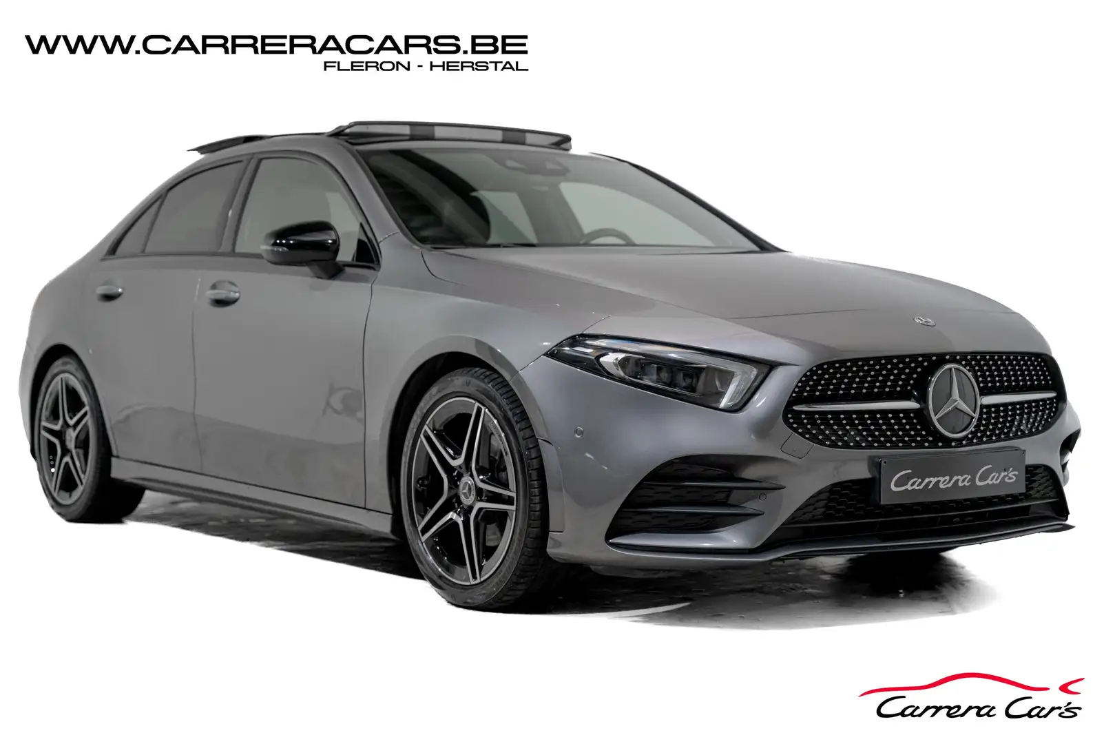 Mercedes-Benz A 200 Business Solution AMG*|BERLINE*TOIT OUVRANT*AUTO*| Gris - 1