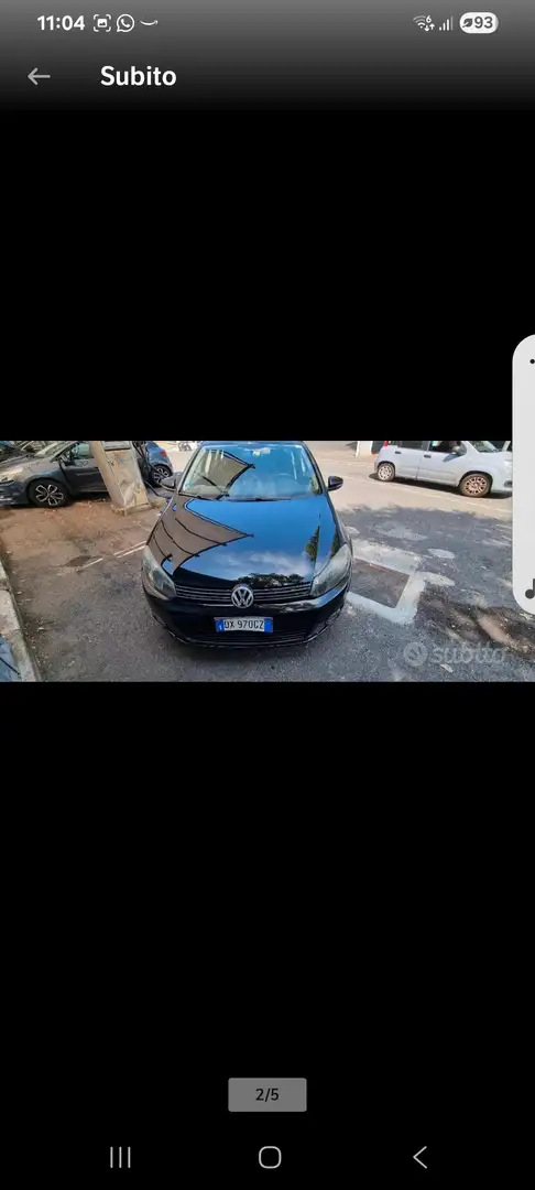 Volkswagen Golf Golf VI 2008 5p 1.4 tsi Comfortline dsg Nero - 2