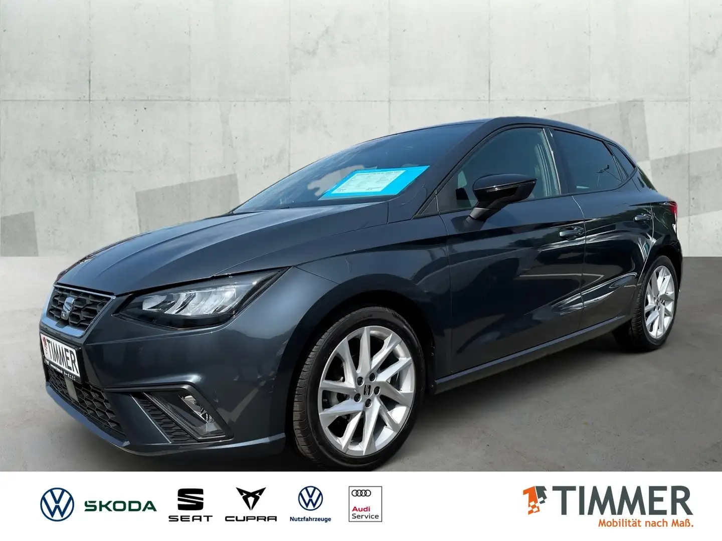SEAT Ibiza 1.0 TSI FR-LINE *LED *ACC *VIRTUAL *LM17 *APP-CON Grau - 1