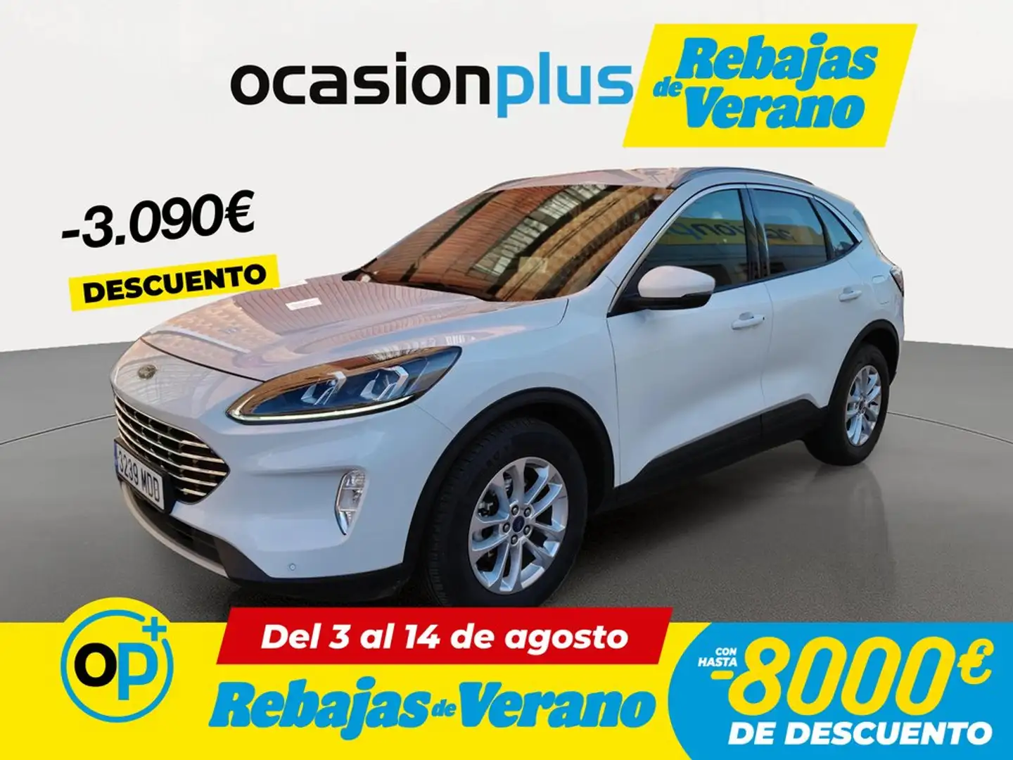Ford Kuga 1.5 EcoBlue Titanium FWD 120 Blanco - 1