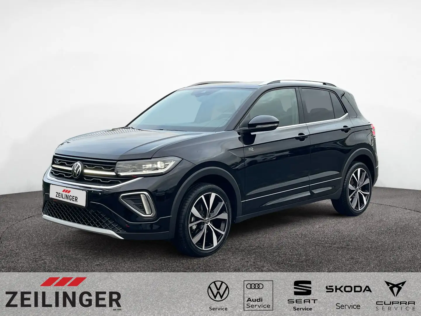 Volkswagen T-Cross R-Line TSI DSG|NAVI|IQ.DRIVE|KAMERA|APP Schwarz - 1