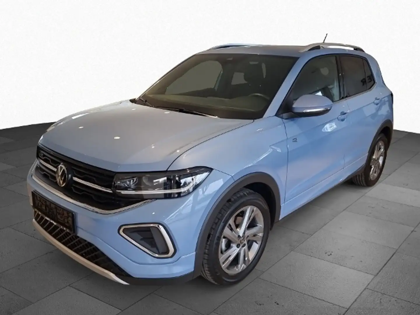 Volkswagen T-Cross 1.0 TSI DSG R-LINE KAMERA AHK LED-MATRIX SHZ NAVI Bleu - 2