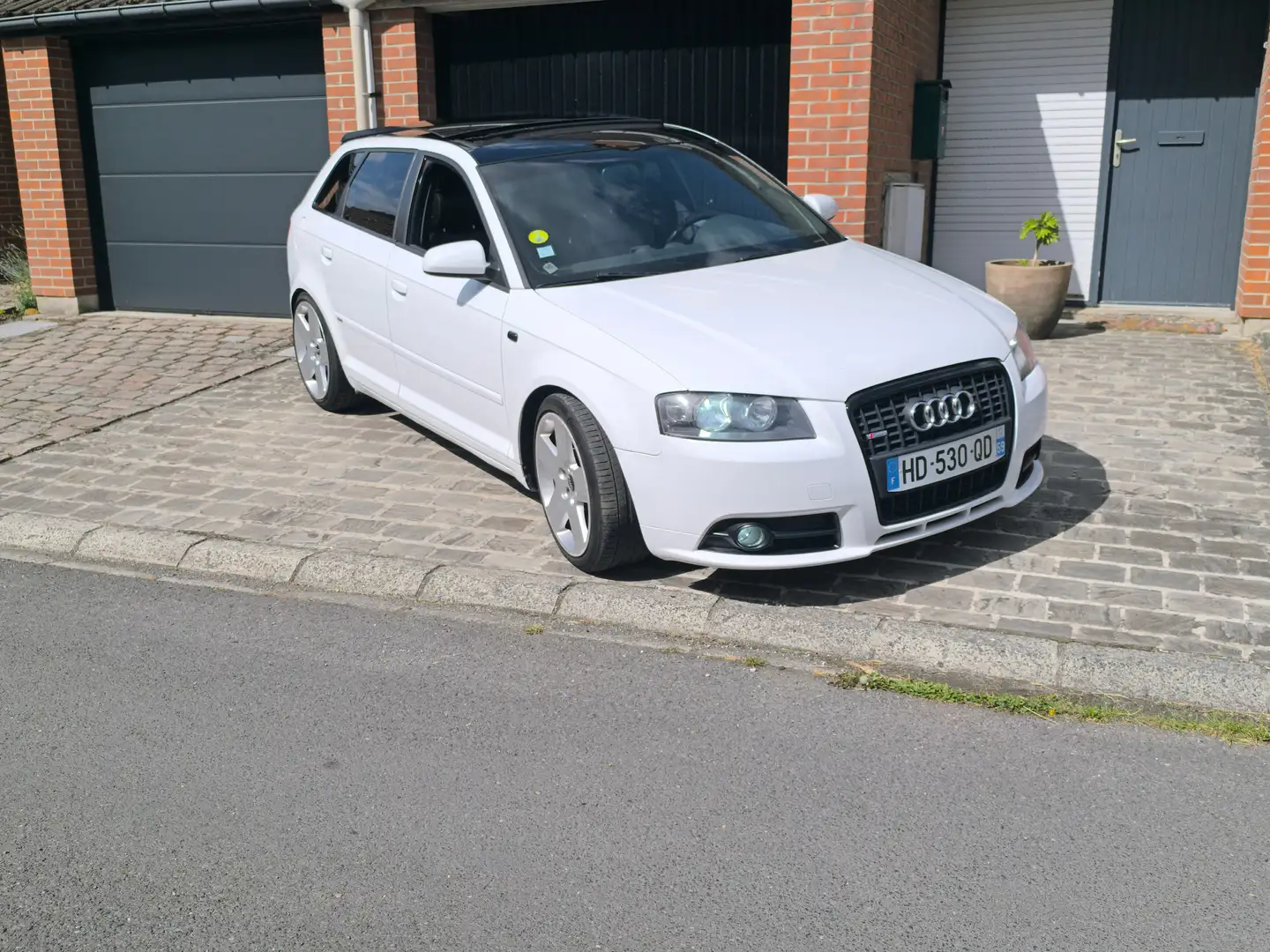 Audi A3 A3 SportBack 1.8i TFSI S Line Blanc - 2