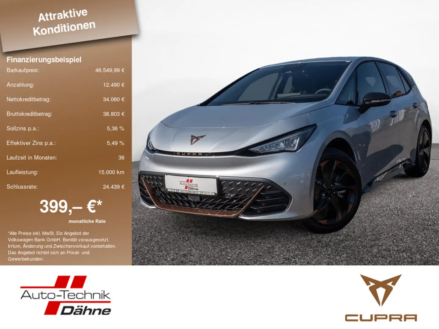 CUPRA Born KLIMA KEYLESS PDC SHZ LED SCHEINWERFER Plateado - 1