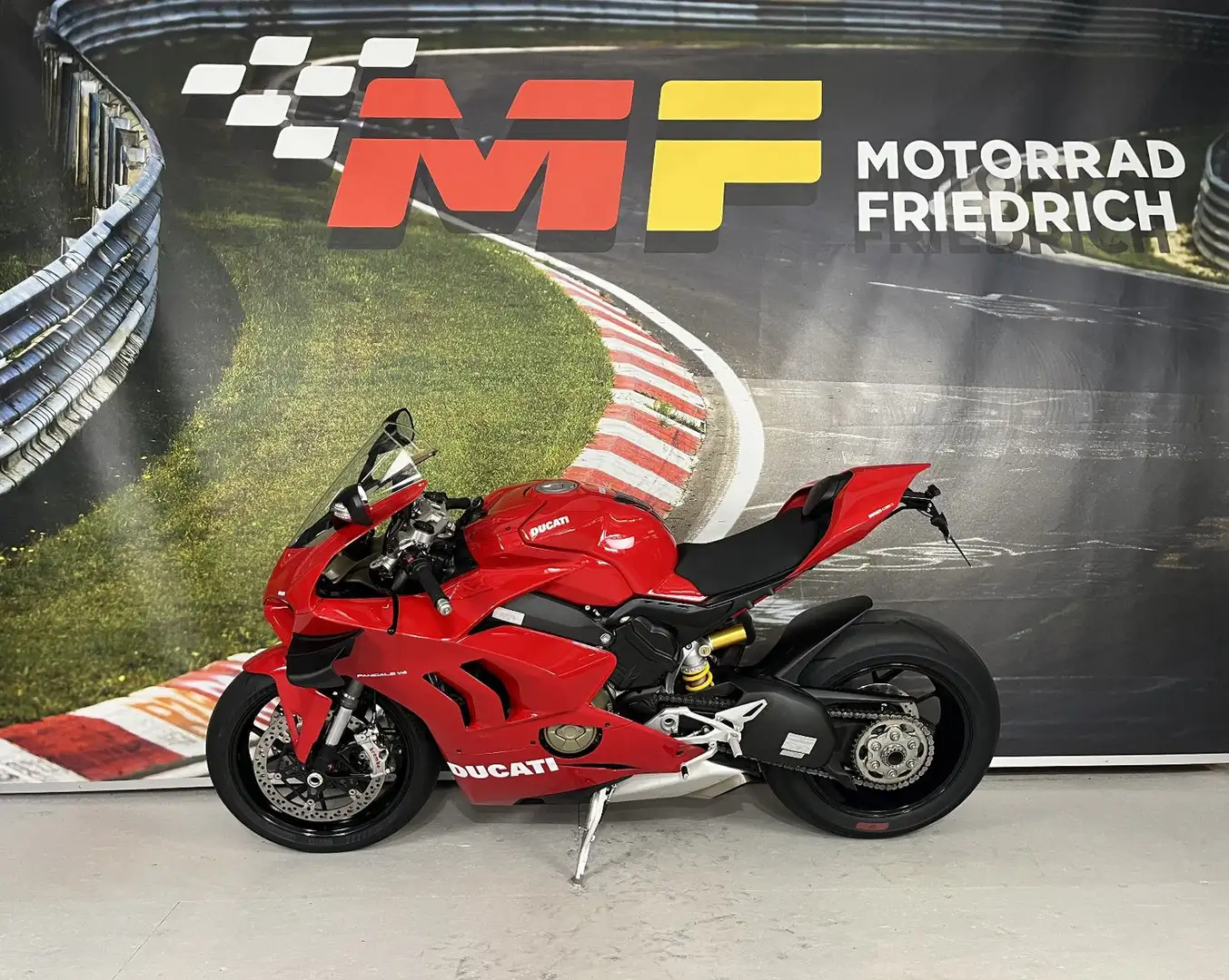 Ducati Panigale V4 R EIFEN+SERVICE NEU|OFFENE KUPPLUNG] Červená - 2