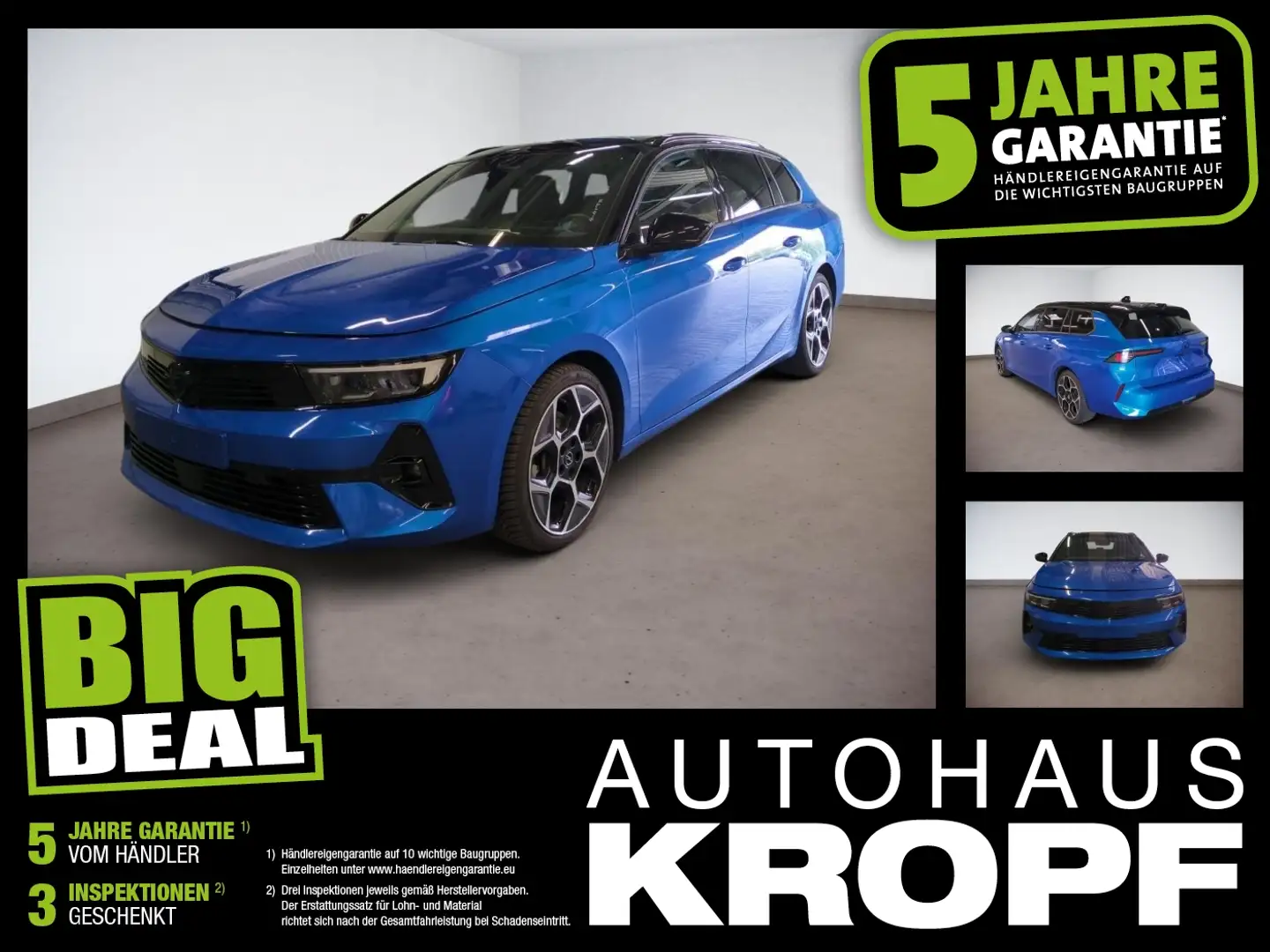 Opel Astra L ST 1.2T WirelessCharg,Navi,Hebedach Blau - 1