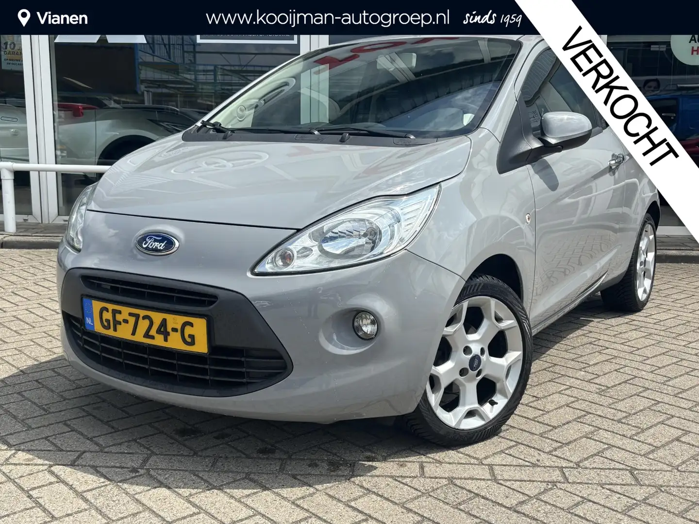 Ford Ka/Ka+ 1.2 Titanium X start/stop PANORAMA DAK, SLECHTS 12 Grijs - 1