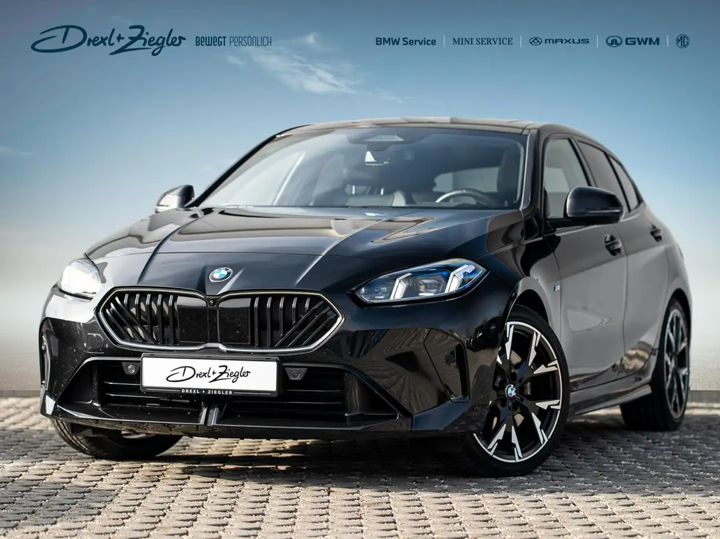 BMW 123 xDrive M-Sport 19 HuD PANO ACC AHK eSitz H&K Negro - 1