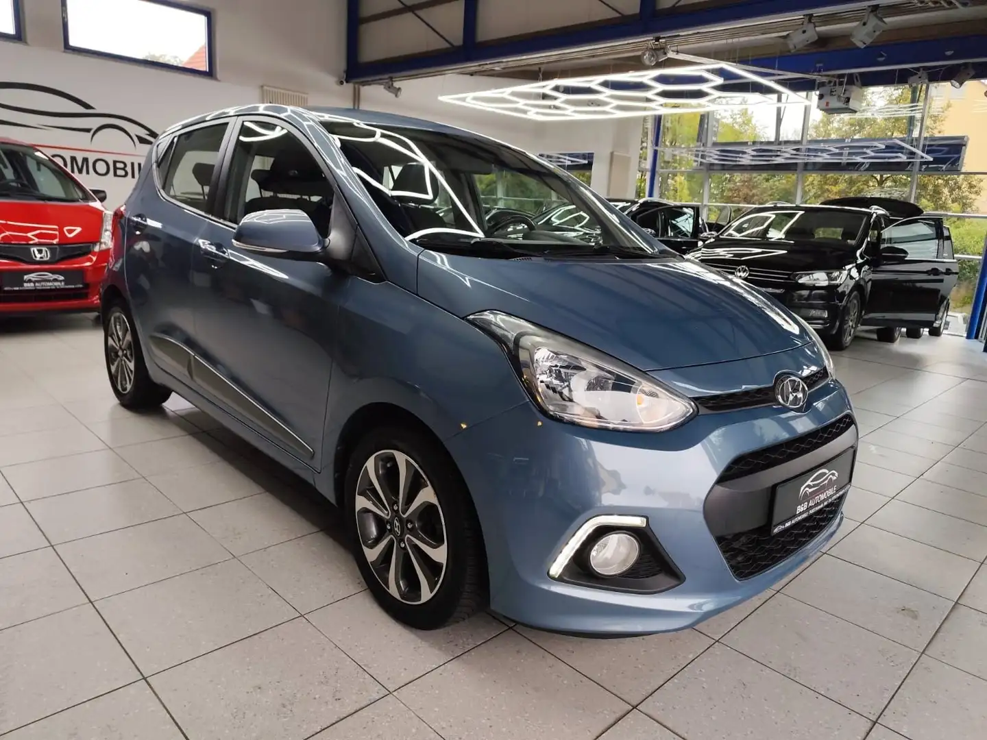 Hyundai i10 ALU, KLIMA, SITZ- UND LENKRADHEIZUNG Blau - 1