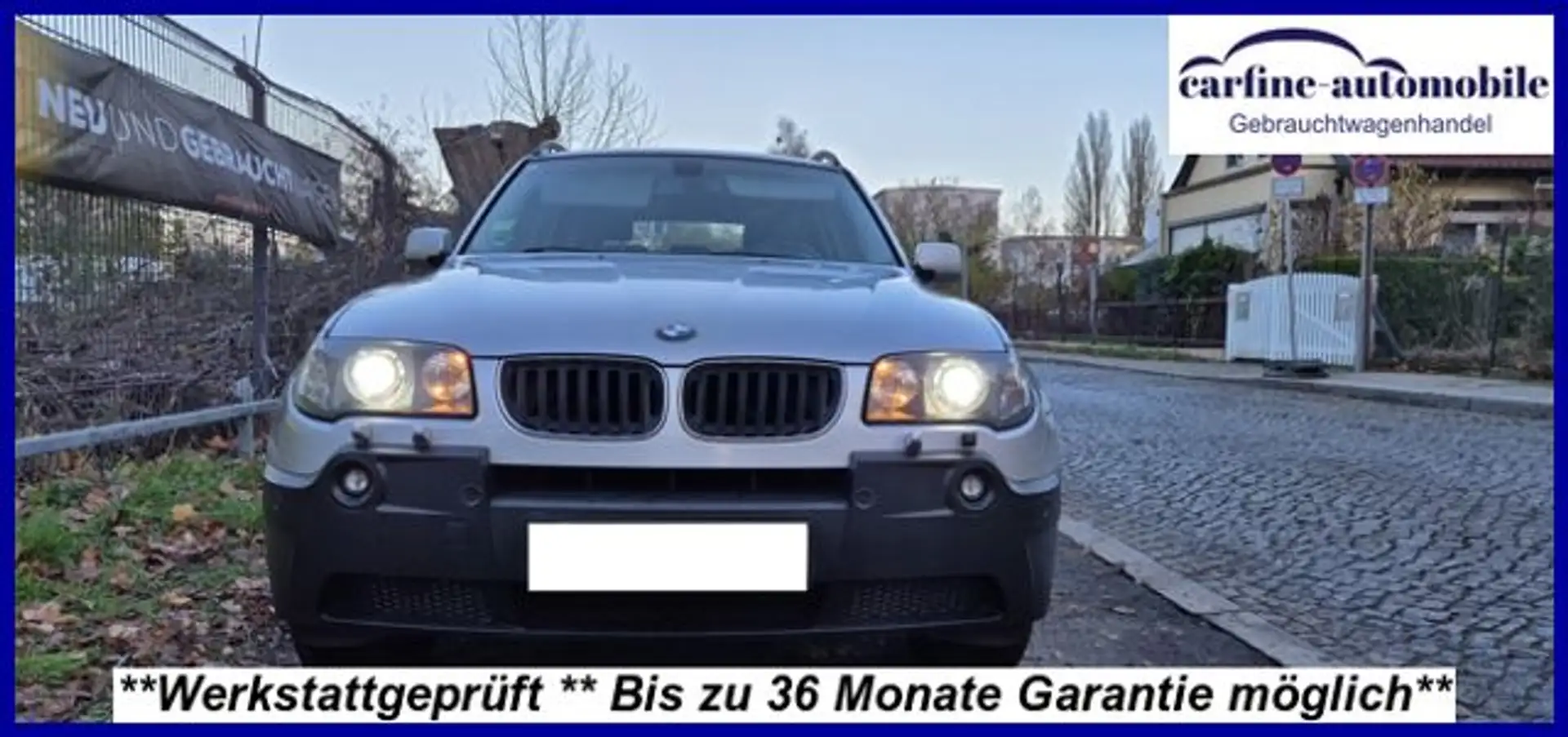 BMW X3 2.0d **163TKM**Allrad Leder Xenon PDC Allw. Zilver - 2