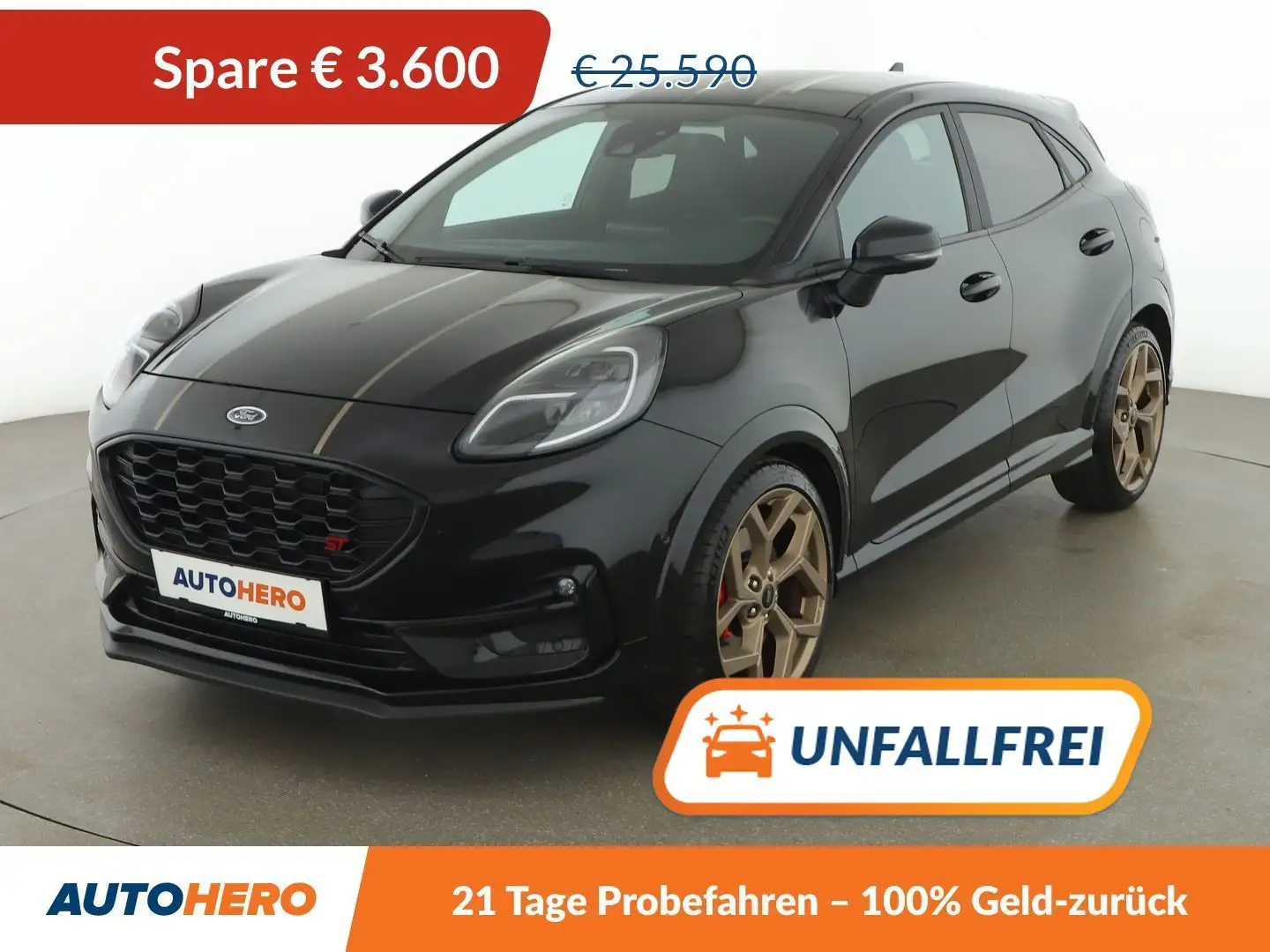 Ford Puma 1.5 EcoBoost ST X *LED*TEMPO*NAVI*CAM*SPUR*TOT* Schwarz - 1