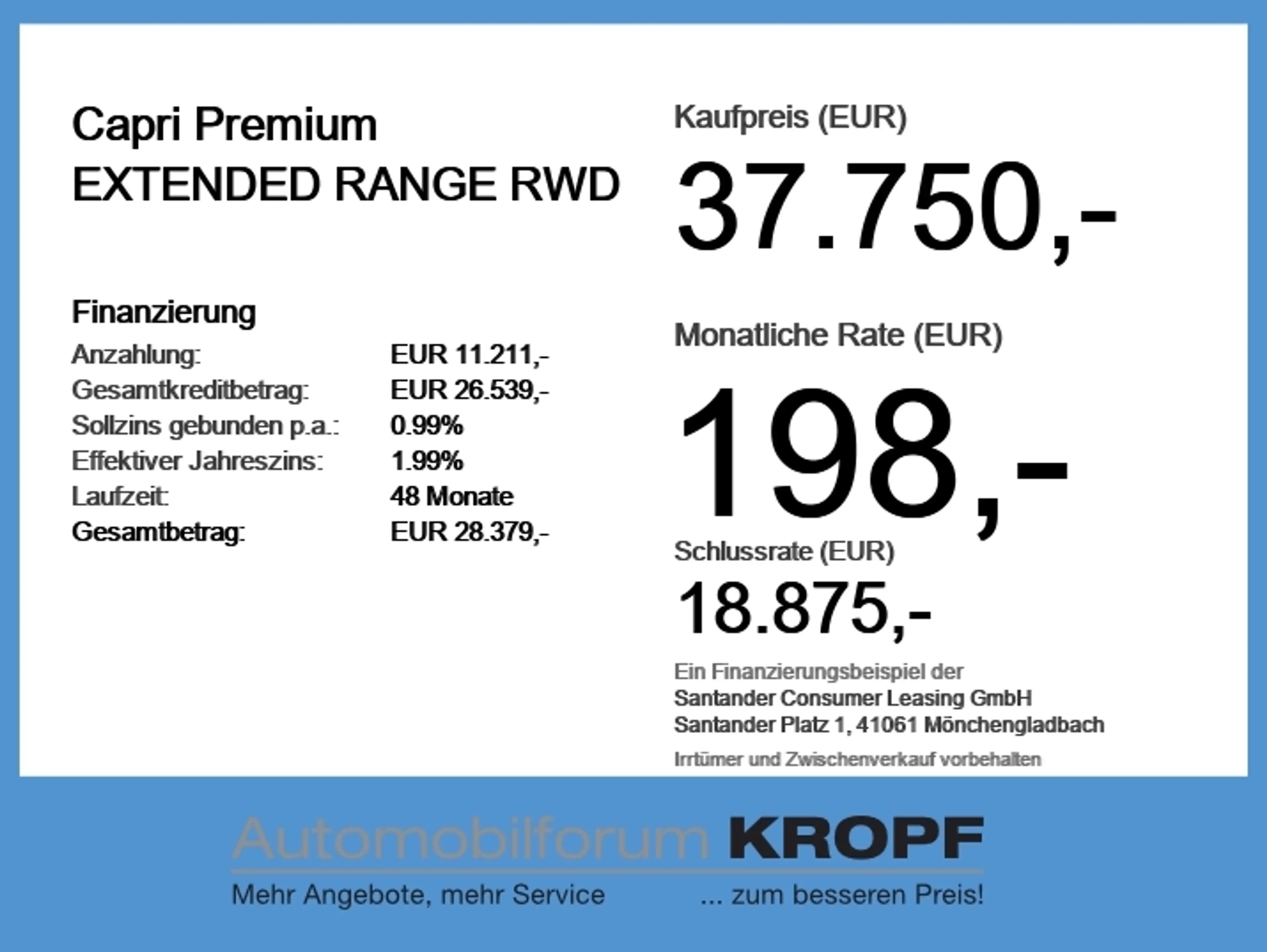 Ford Capri Premium EXTENDED RANGE RWD iACC*360*HUD*AHK — photo 6