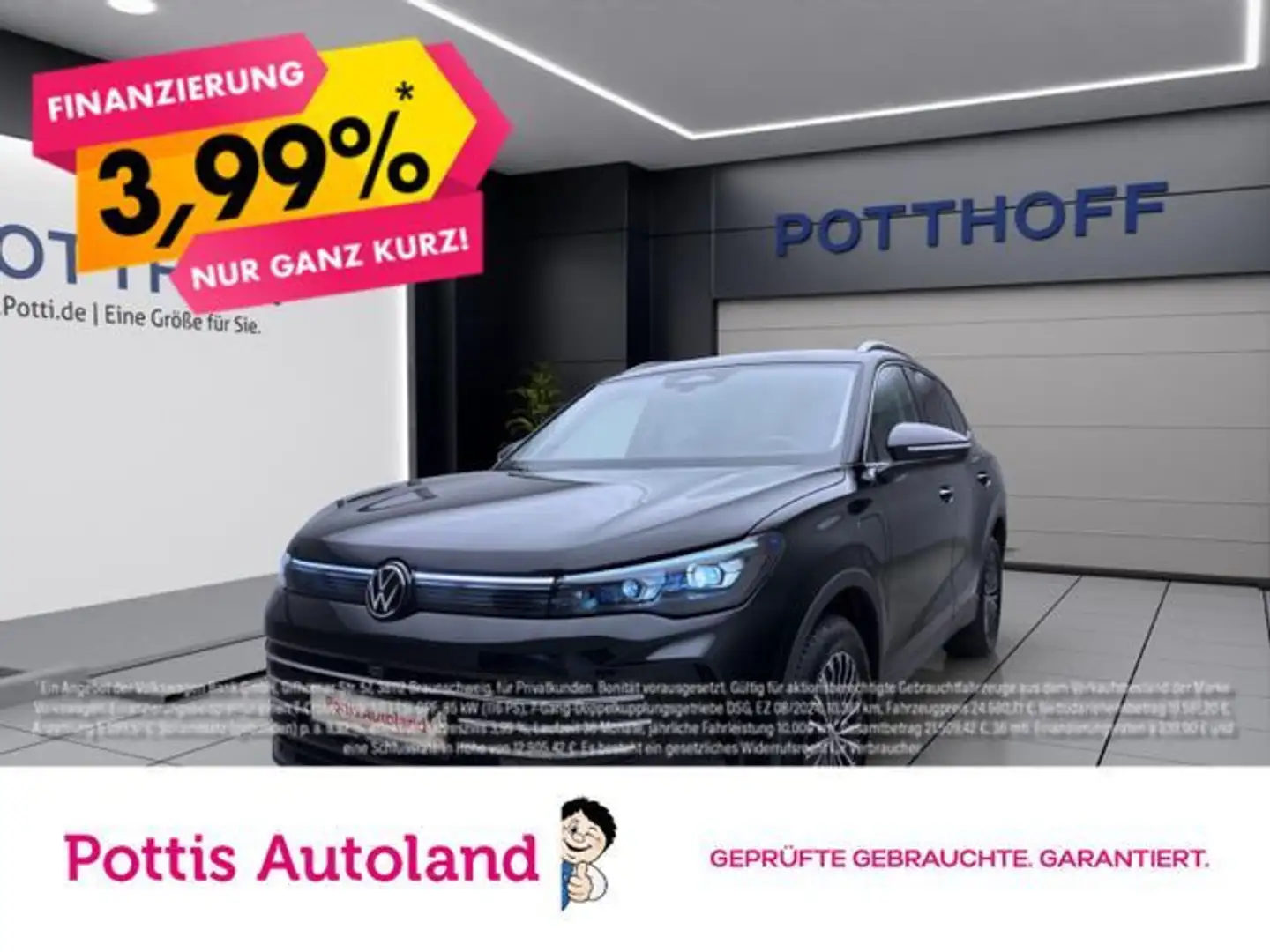 Volkswagen Tiguan 1.5 TSI eHybrid DSG ELEGANCE NAVI AHK KAM Schwarz - 1