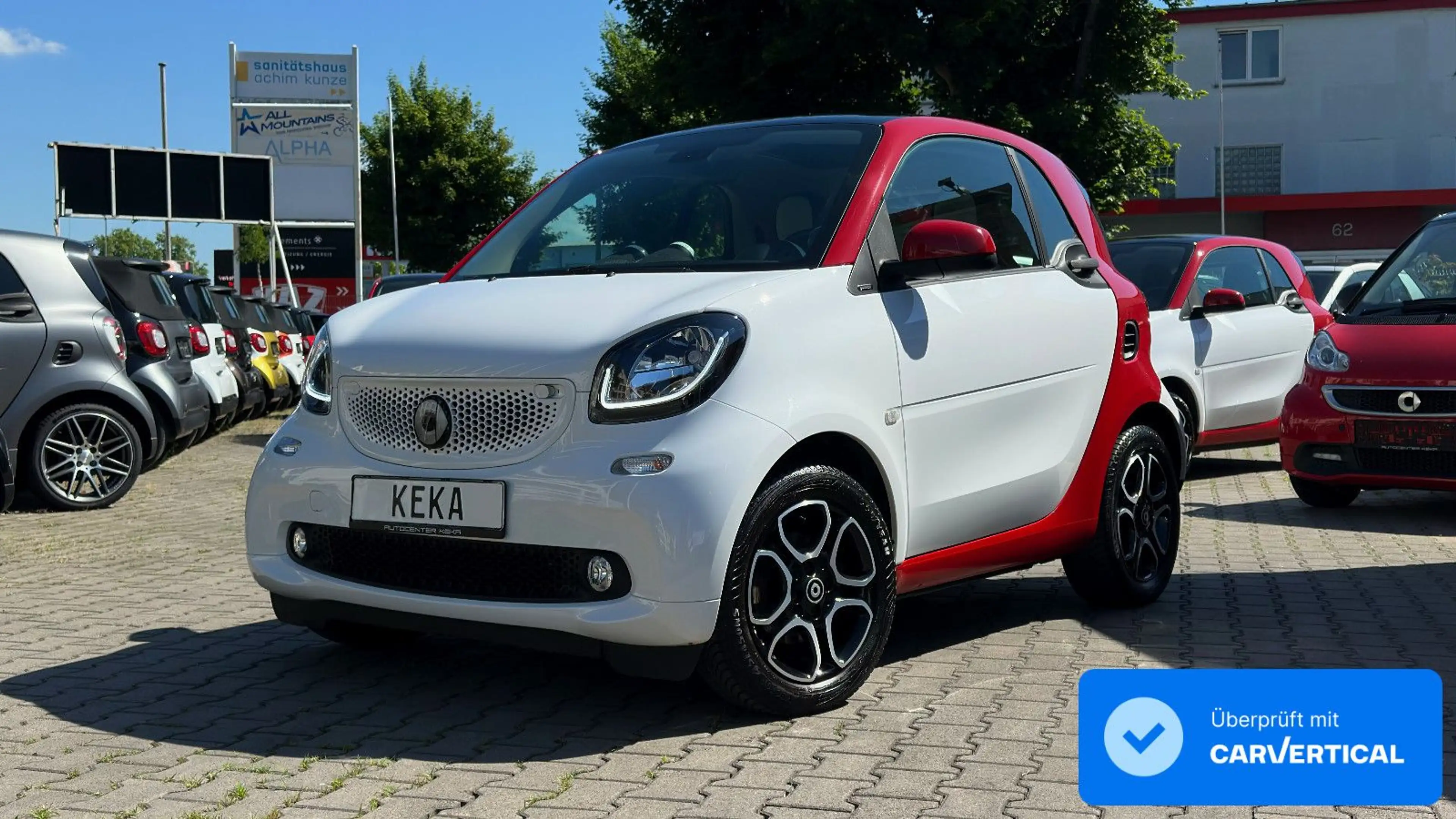 smart forTwo Coupé TURBO DCT WHITE & RED EDITION! NUR 34 TKM!