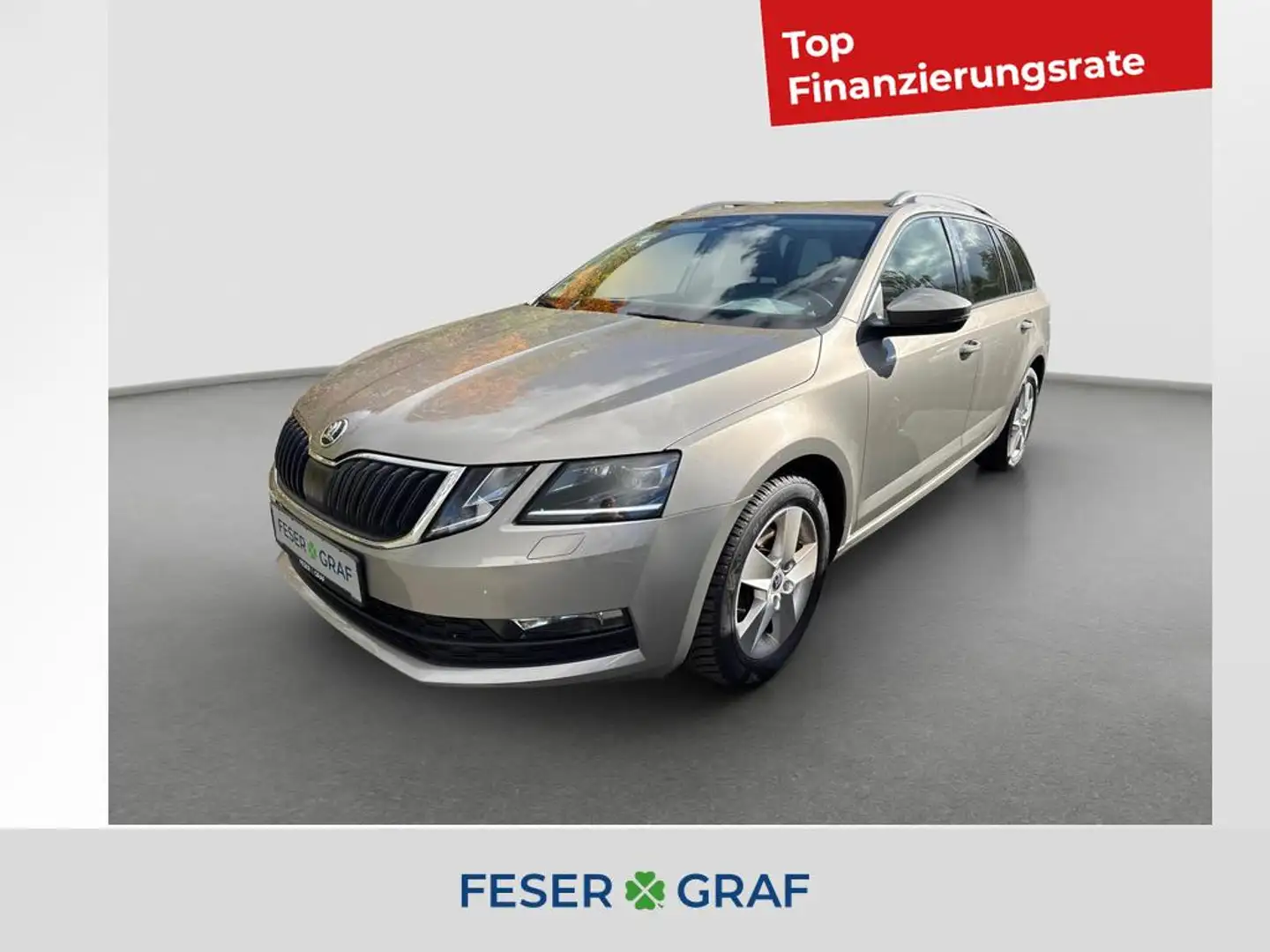 Skoda Octavia Combi Ambition TSI DSG LED Kamera AHK Beige - 1