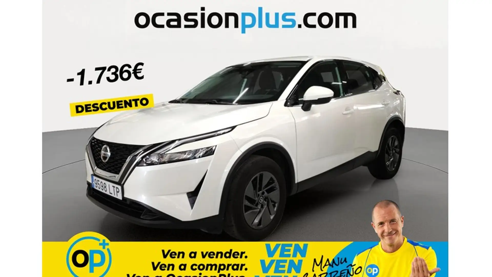 Nissan Qashqai 1.3 DIG-T mHEV 12V Acenta 4x2 Aut. 116kW Blanco - 1