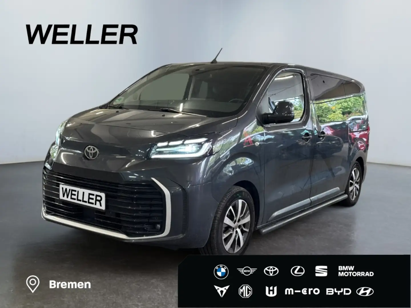 Toyota Proace 2,0l-D-4D L1 Verso Lounge *6-Si*Leder*HUD* Gris - 1