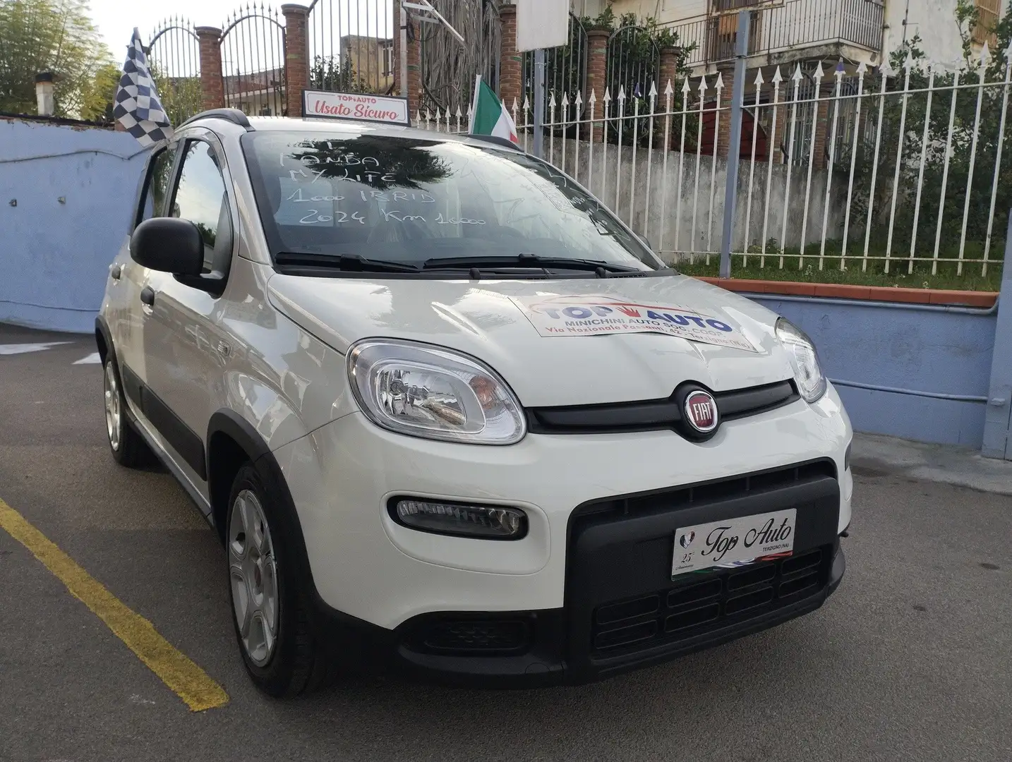 Fiat New Panda NUOVA PANDA 1000 HYBRID MYLYFE KM10000 Bianco - 2