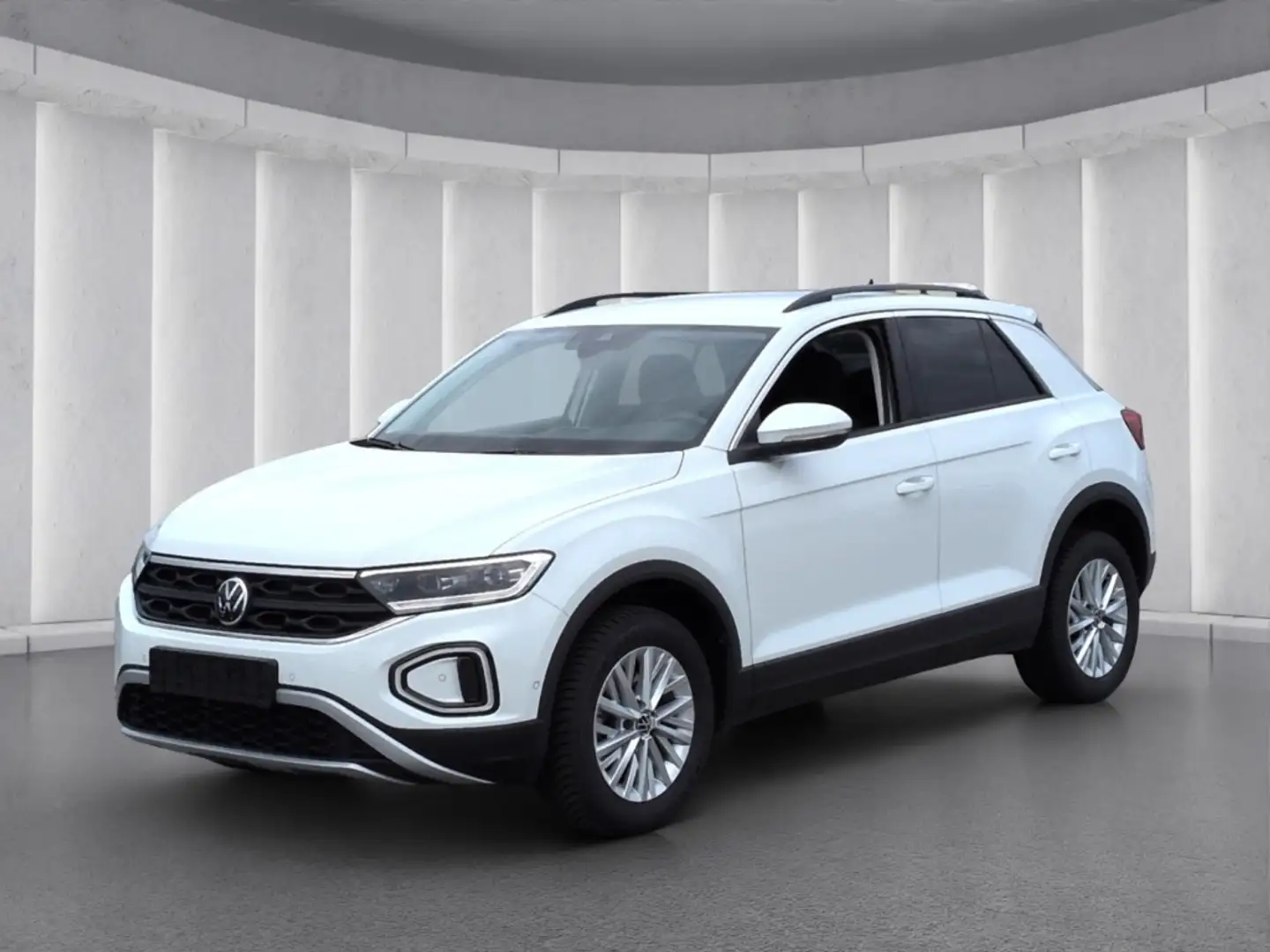 Volkswagen T-Roc Life 1.0TSI*LED+ Navi digCockp SHZ VKZ-Erk Weiß - 2