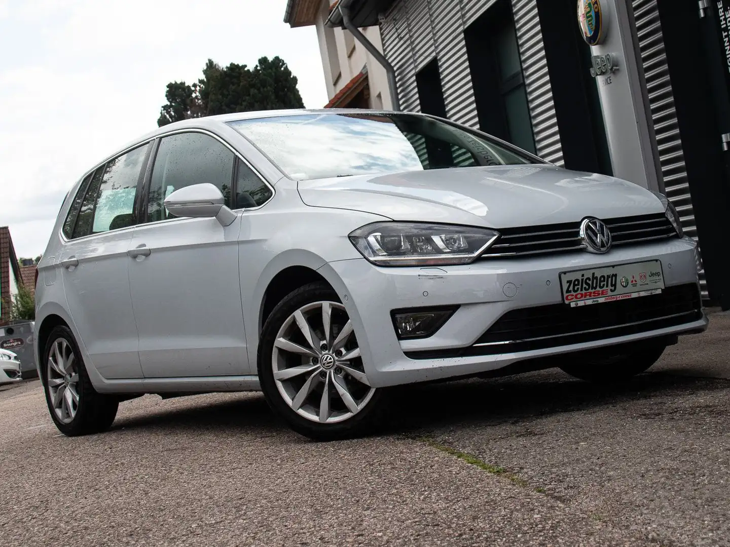 Volkswagen Golf Sportsvan Highline 1.4 TSI DSG Navi RFK Silber - 1