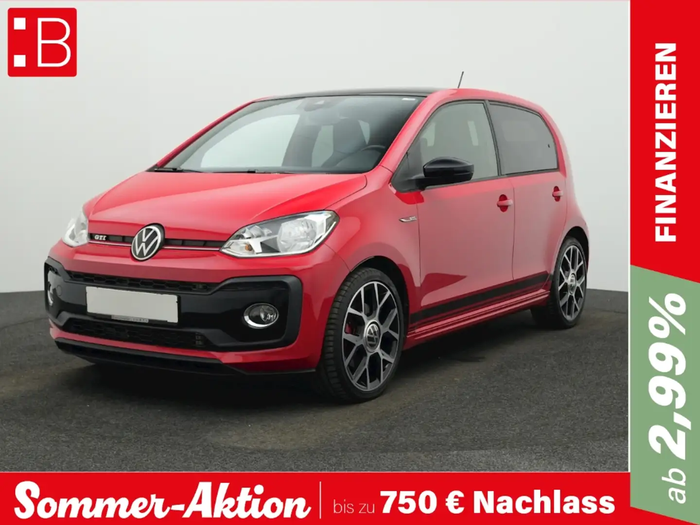 Volkswagen up! 1.0 TSI GTI KAMERA TEMPOMAT PDC SHZ Rouge - 1